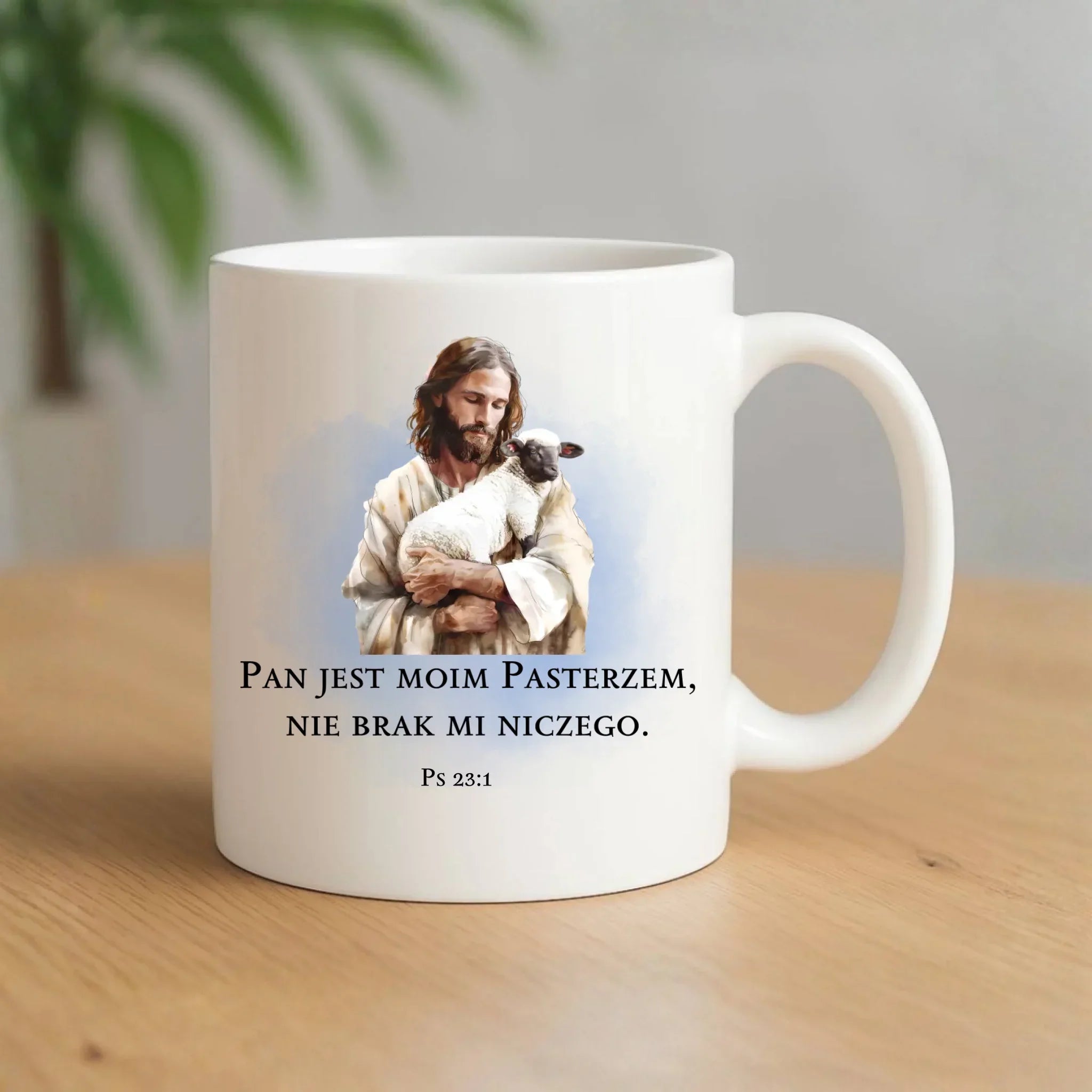 Kubek chrześcijański - Pan jest moim pasterzem DU03 - StoryCups.pl