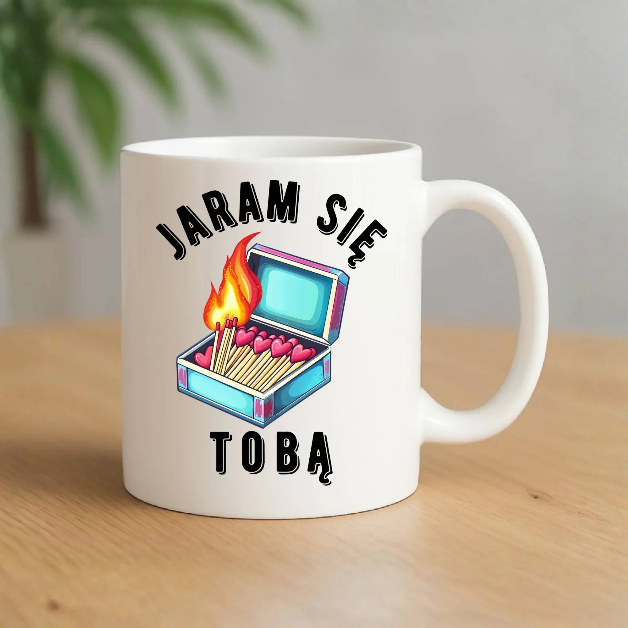 Kubek dla zakochanych - Jaram się Tobą W39 - StoryCups.pl