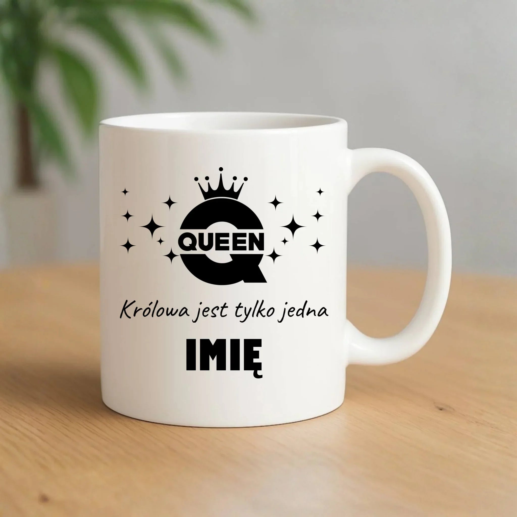 Kubek dla niej - Queen Królowa jest tylko jedna - personalizowany W40 - StoryCups.pl