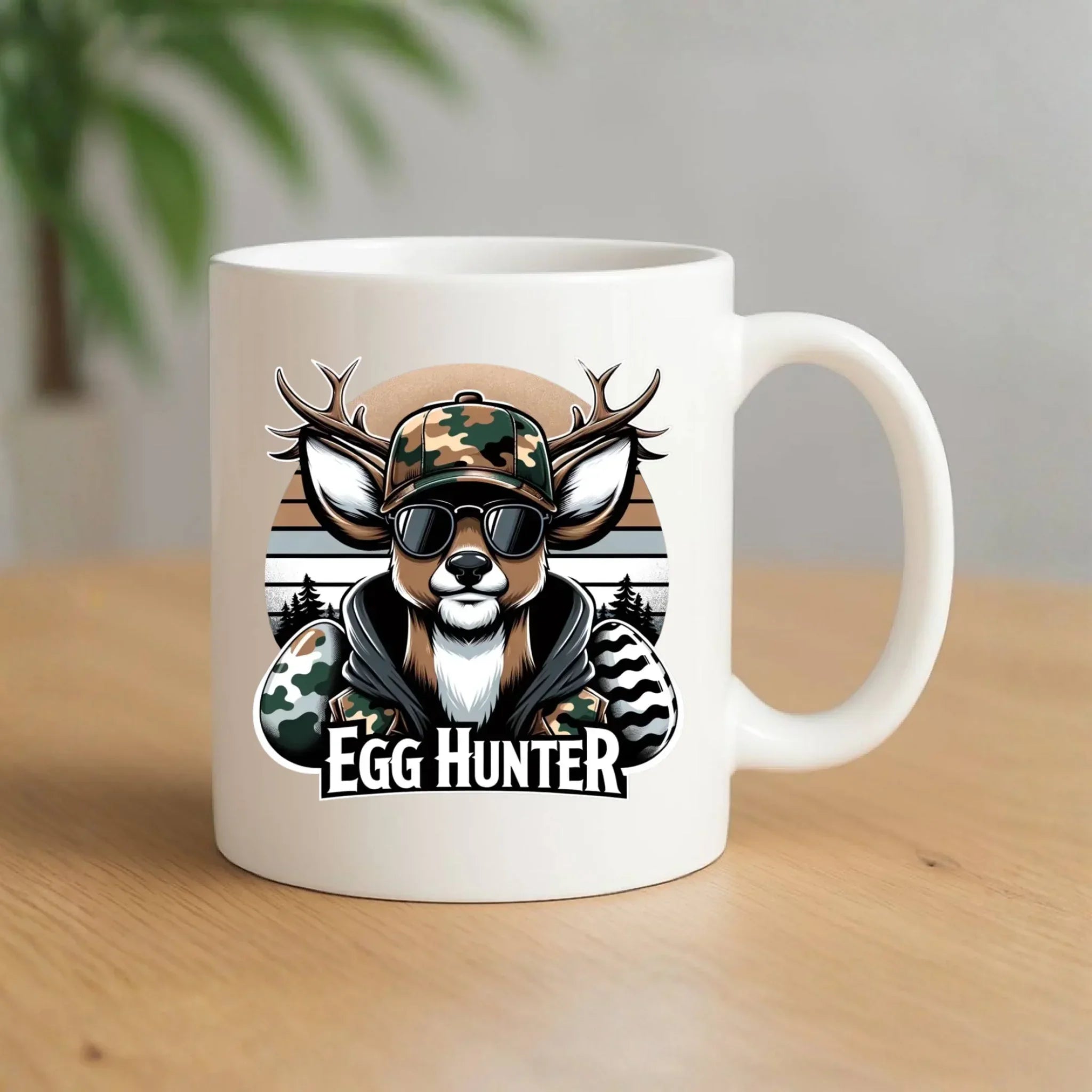 Kubek wielkanocny - Jeleń Survival Egg hunter WN19 - StoryCups.pl