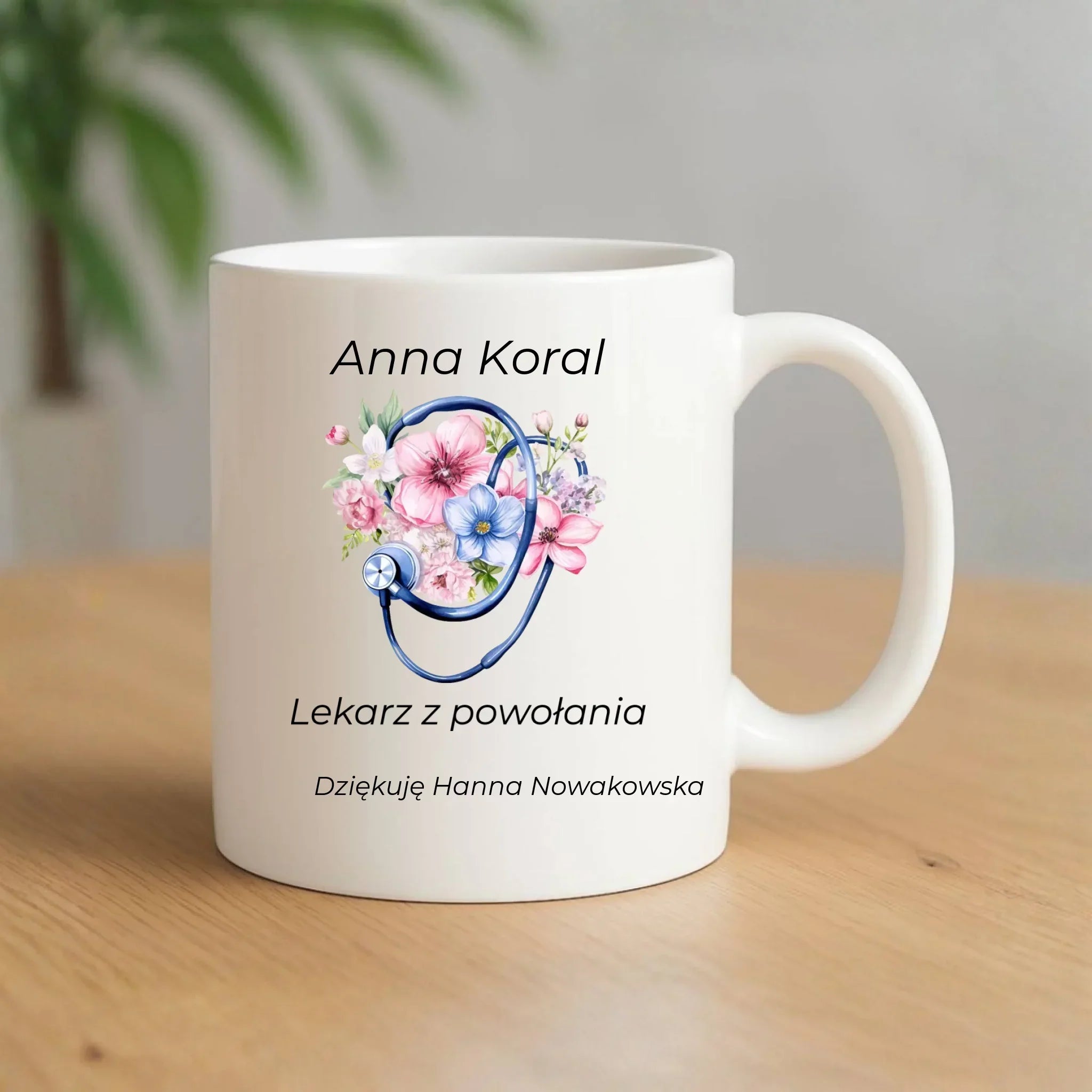 Kubek dla lekarza - Lekarz z powołania - personalizowany L01 - StoryCups.pl