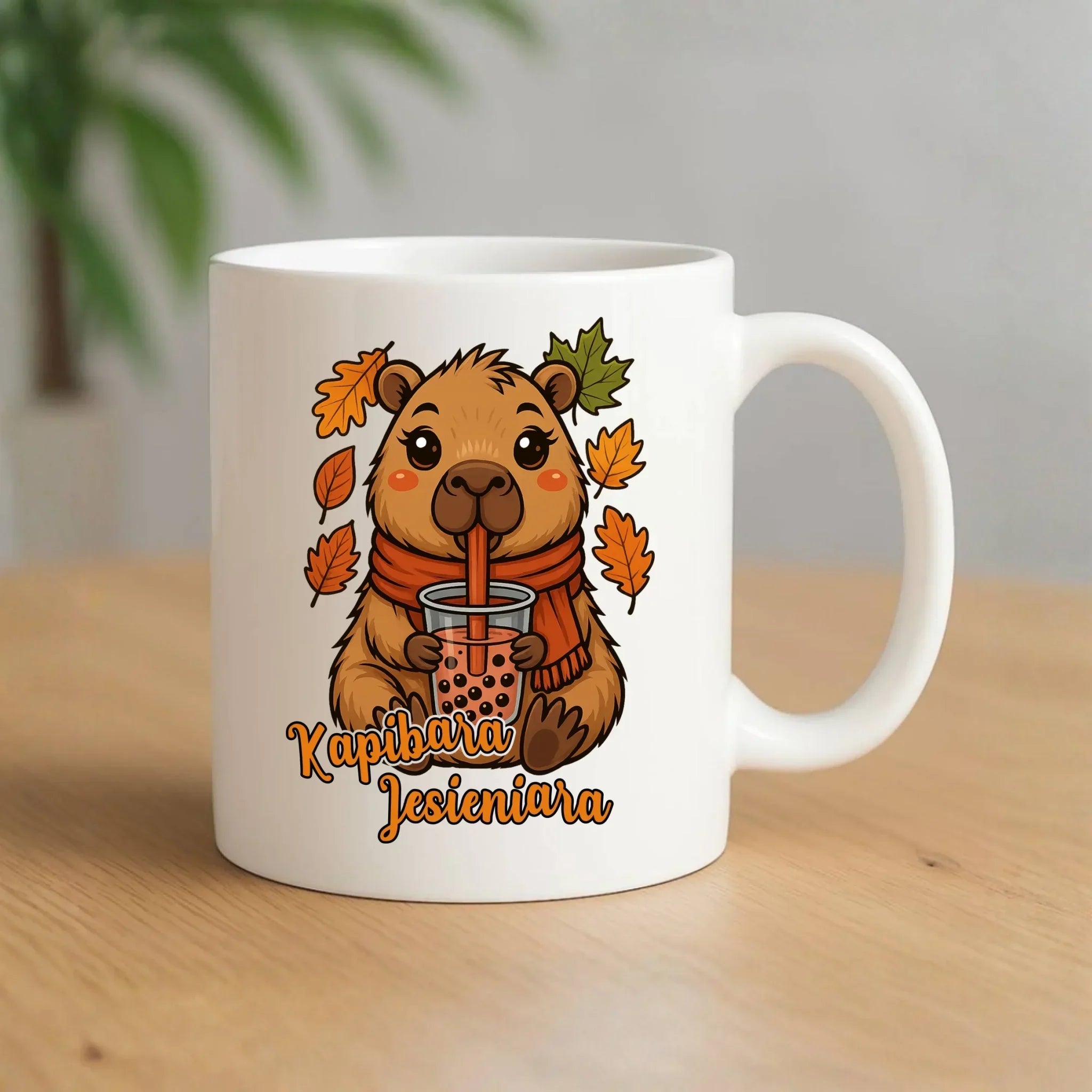 Kubek jesienny - Kapibara Jesieniara JS19 - StoryCups.pl