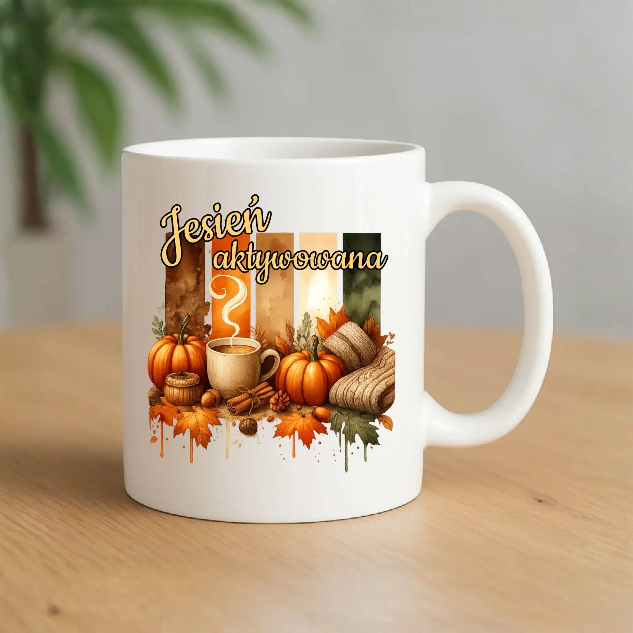 Kubek jesienny - Jesień aktywowana JS26 - StoryCups.pl