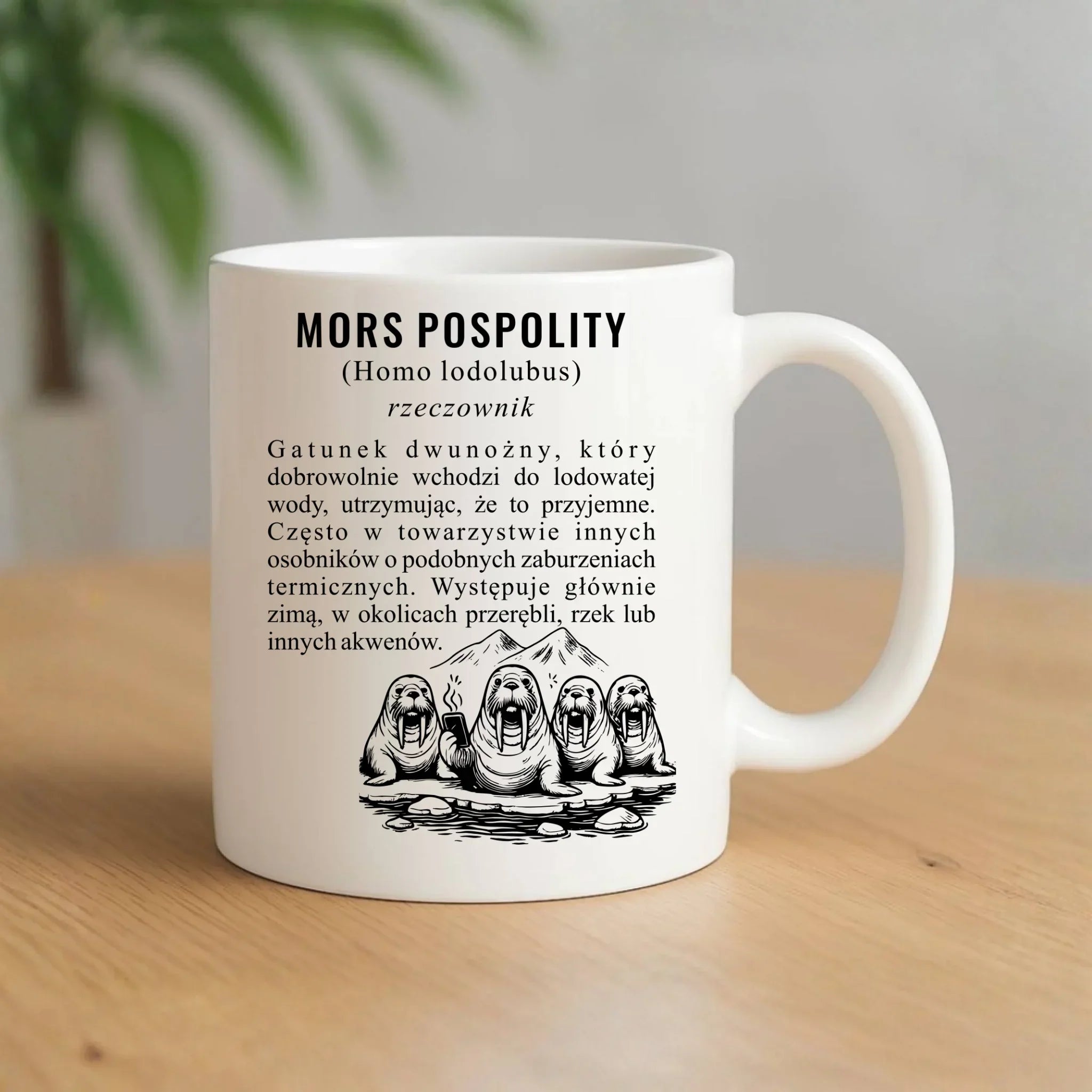 Kubek - prezent dla morsa - Mors pospolity [Homo lodolubus] HM12 - StoryCups.pl
