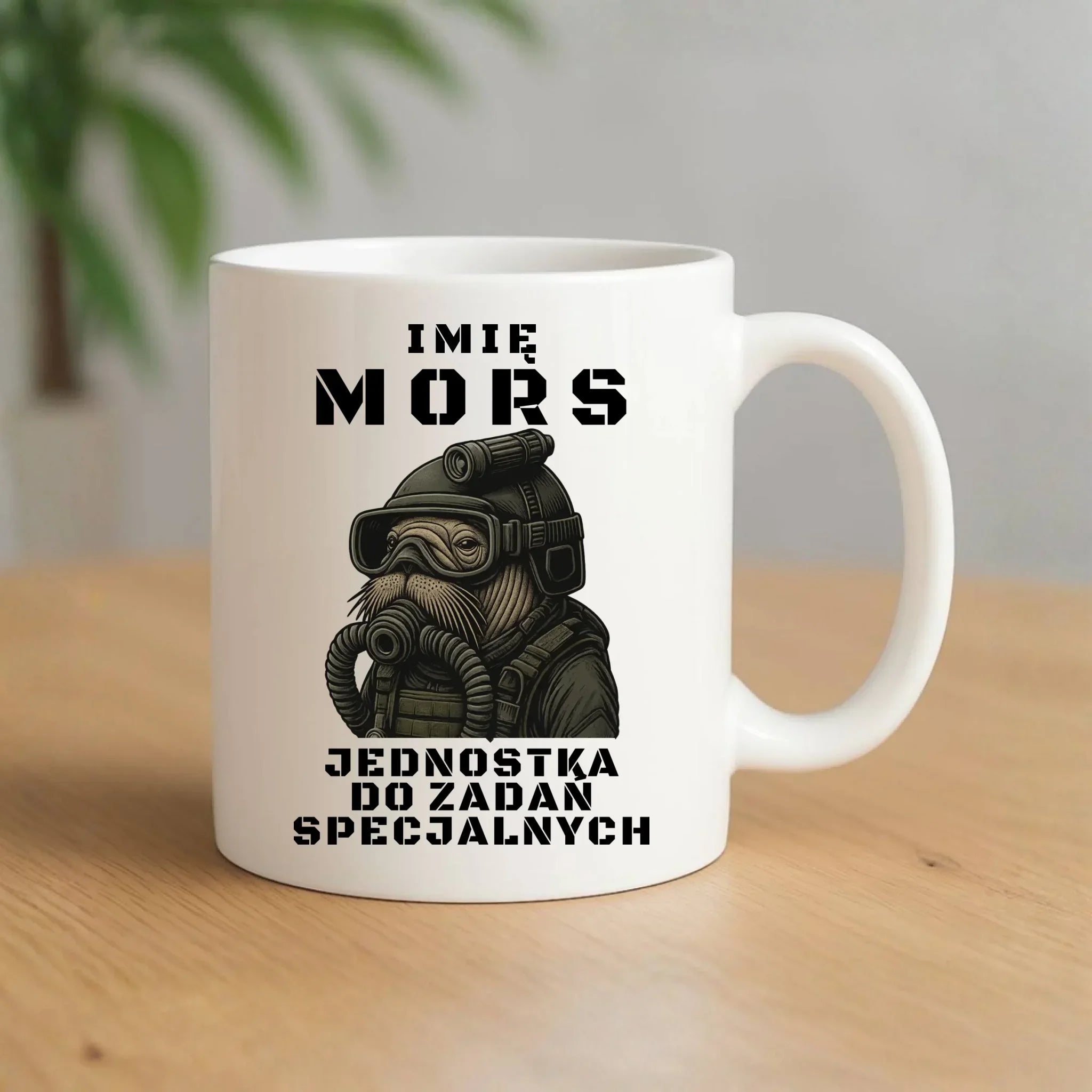 Kubek - prezent dla morsa - Mors do zadań specjalnych - personalizowany HM07 - StoryCups.pl