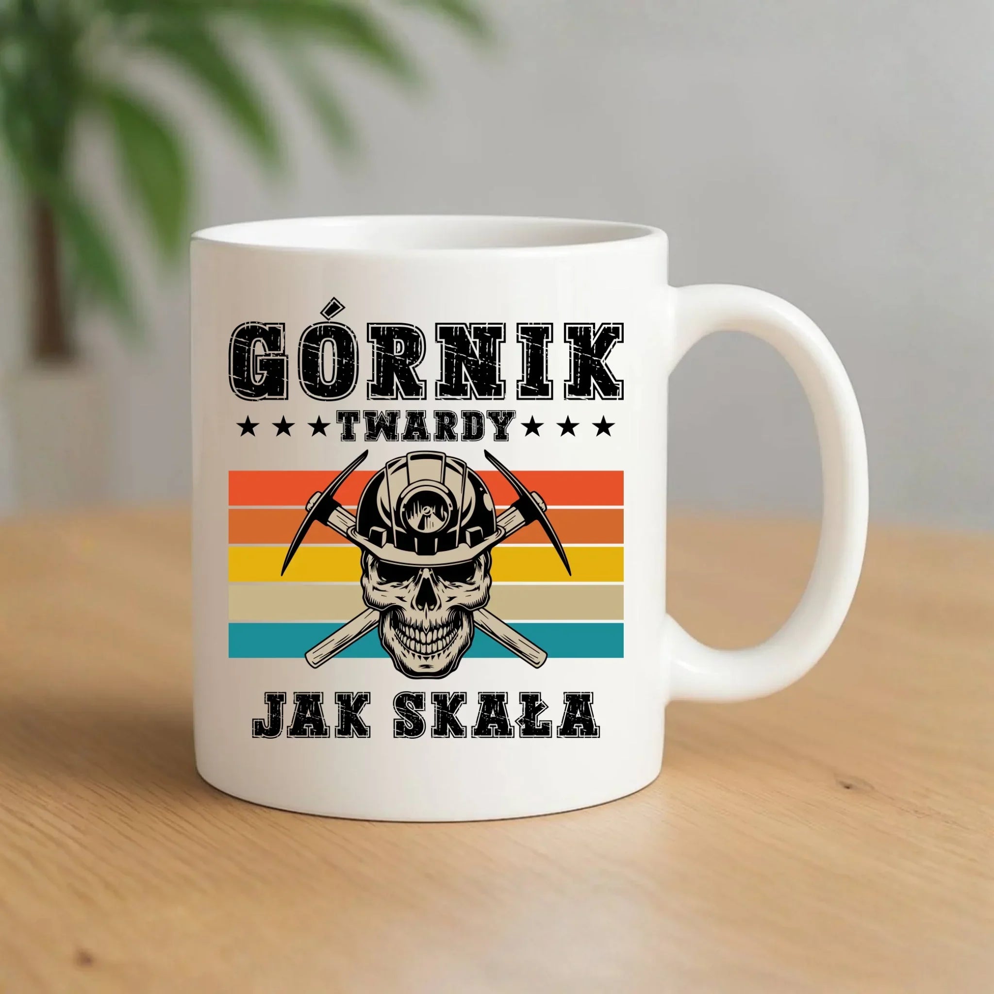 Kubek - prezent dla górnika - Górnik twardy jak skała G21 - StoryCups.pl