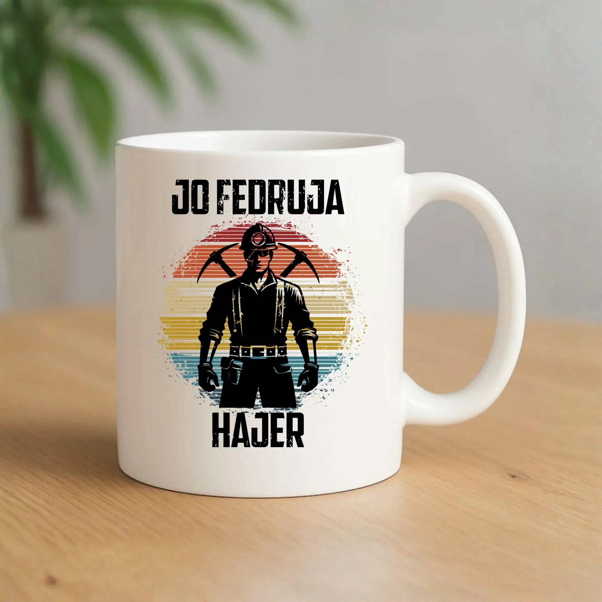 Kubek - prezent dla górnika - Jo fedruja Hajer G26 - StoryCups.pl