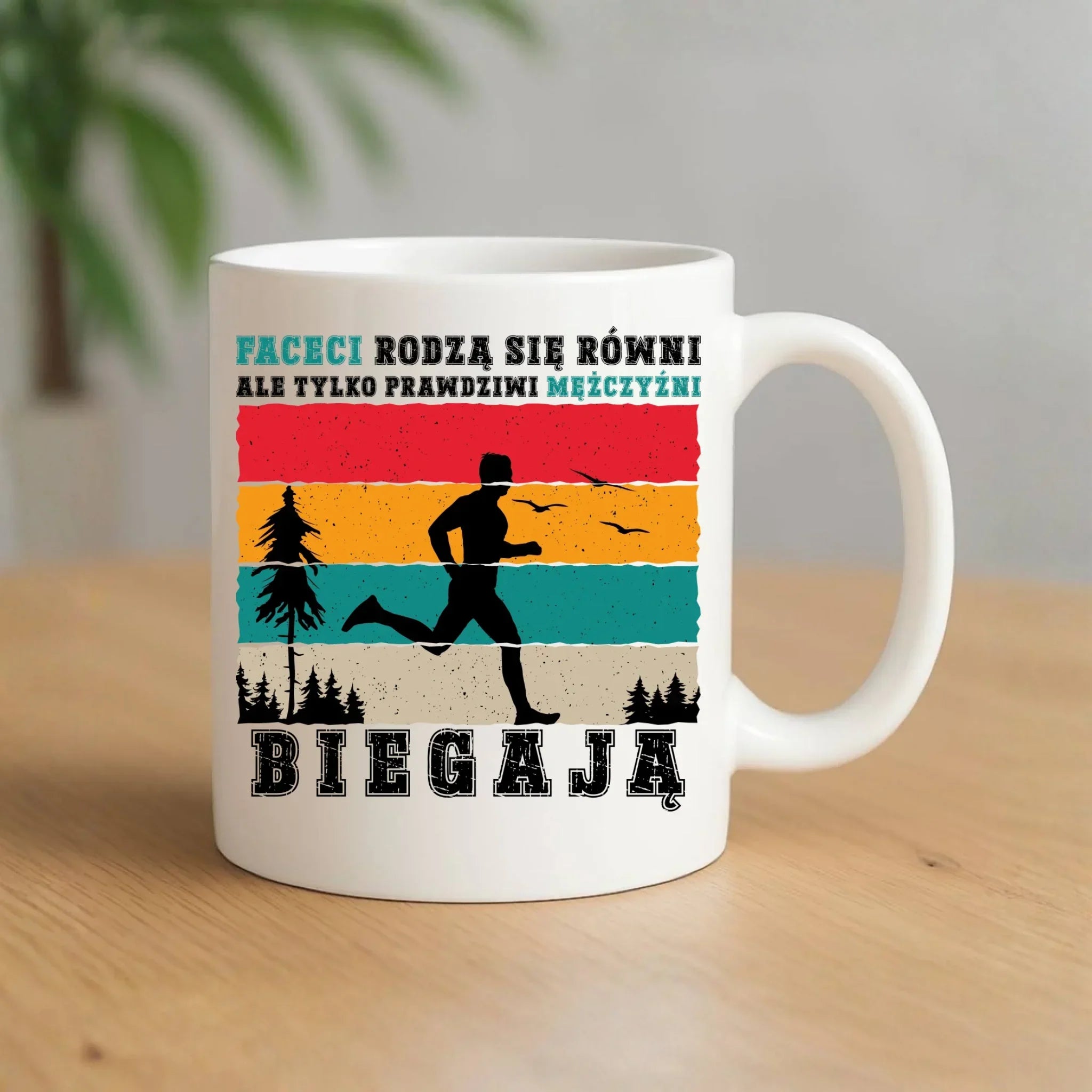 Kubek dla biegacza - Prawdziwi mężczyźni biegają HB02 - StoryCups.pl