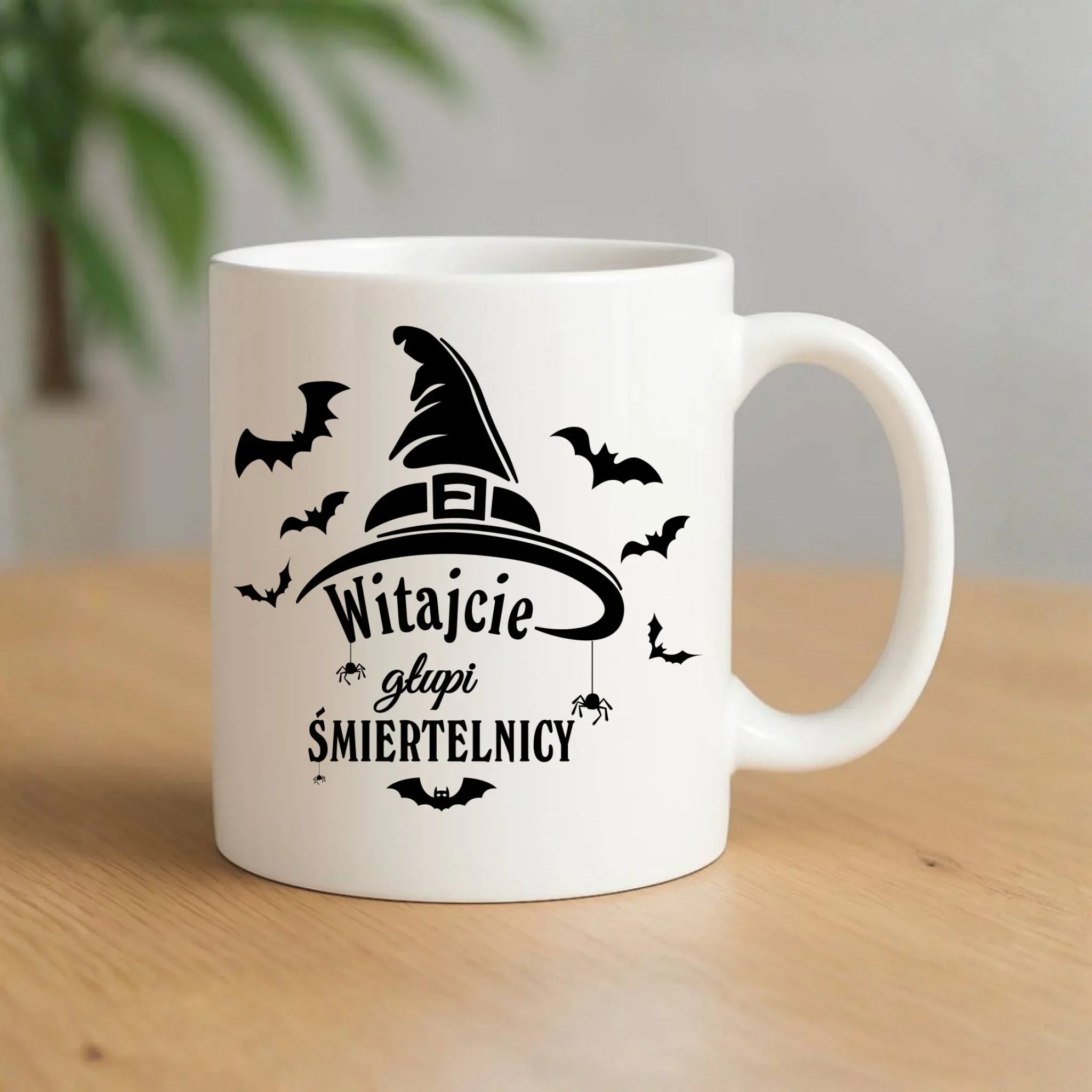 Kubek na Halloween - Witajcie głupi śmiertelnicy HL23 - StoryCups.pl