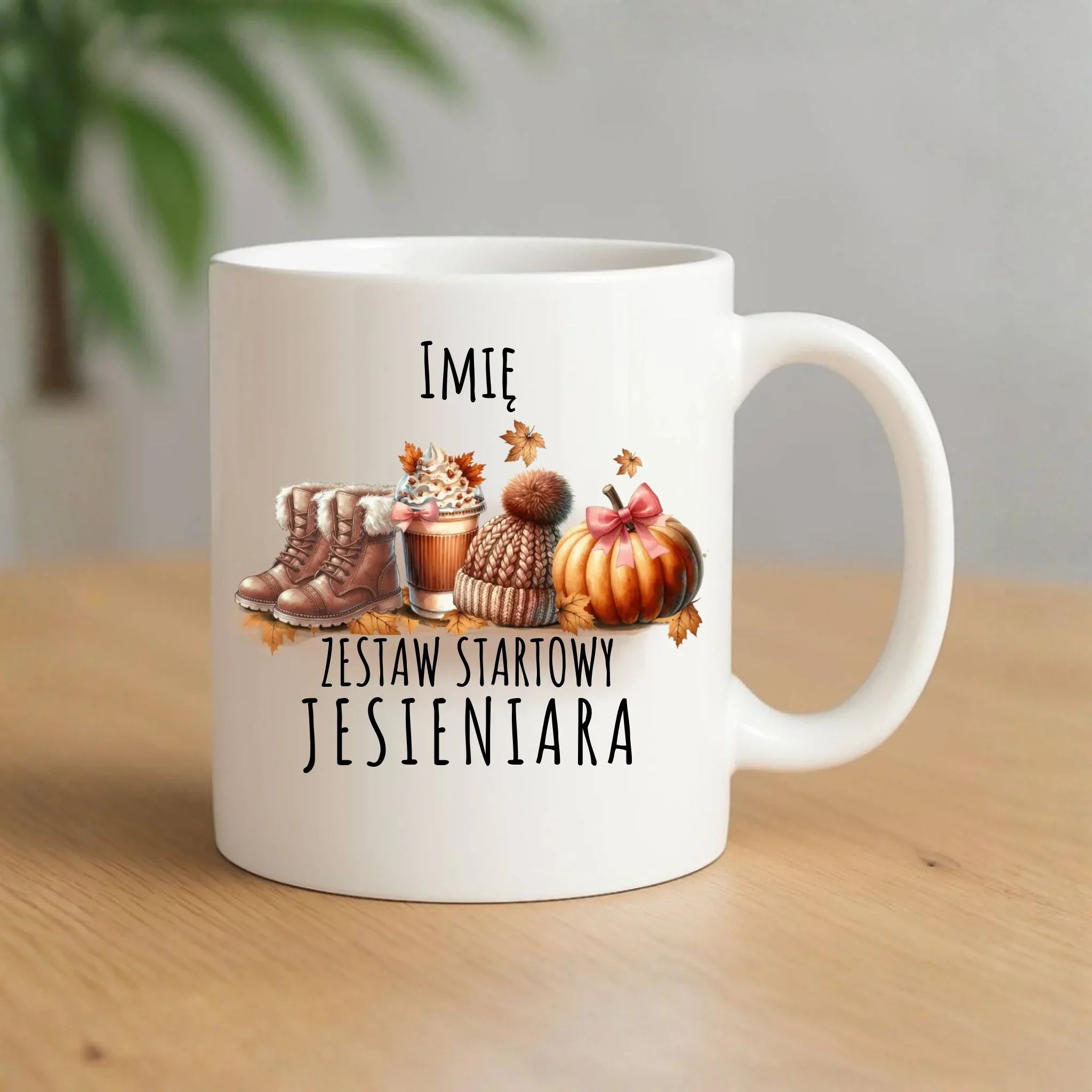 Kubek jesieniara – Zestaw startowy - personalizowany JS05 - StoryCups.pl