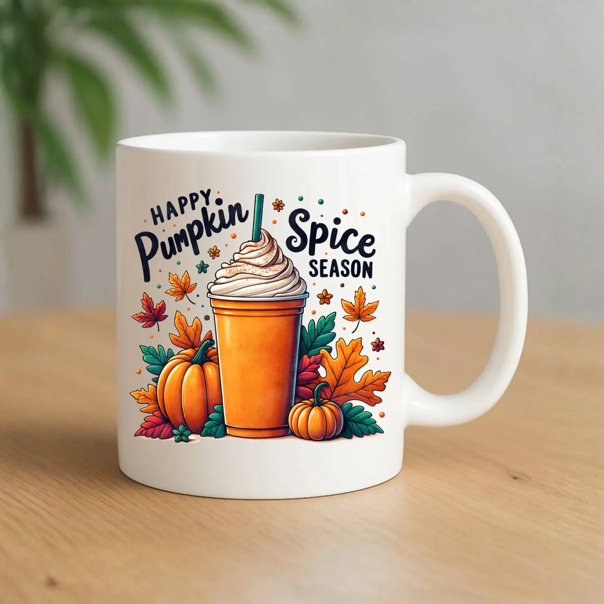 Kubek jesienny - Pumpkin Spice - kawa dyniowa JS02 - StoryCups.pl