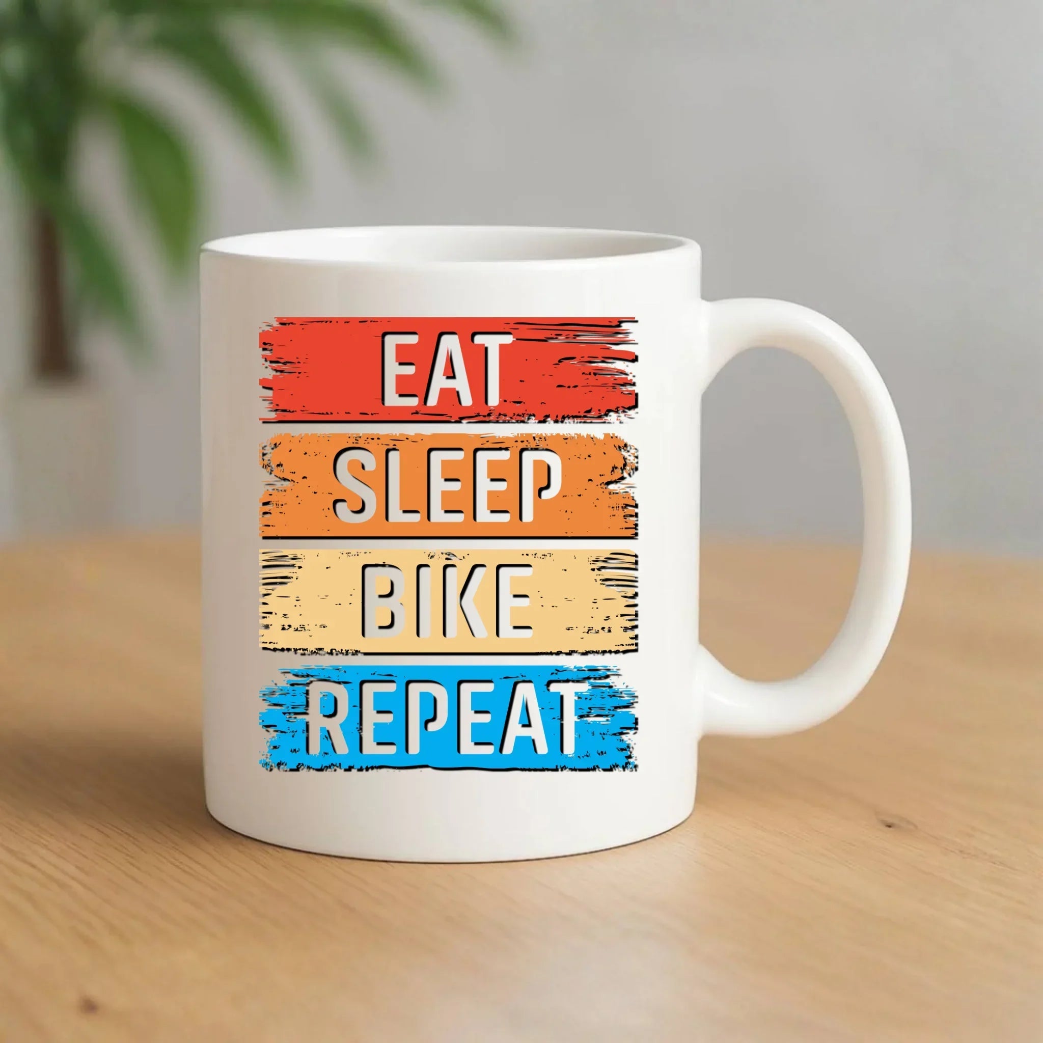 Eat Sleep Bike Repeat | Kubek dla rowerzysty HR03 - StoryCups.pl