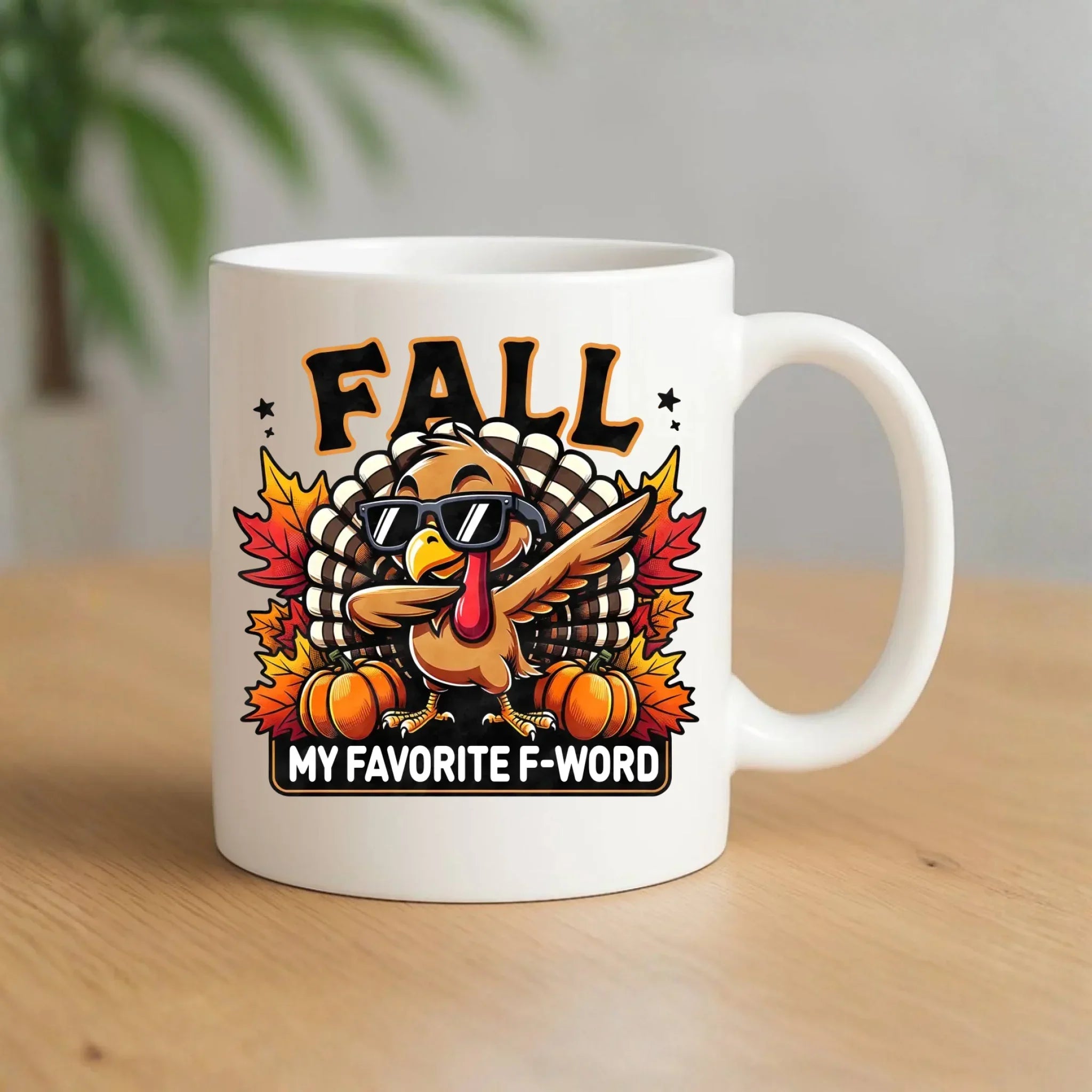 Kubek jesienny - FALL my favorite F-word JS11 - StoryCups.pl