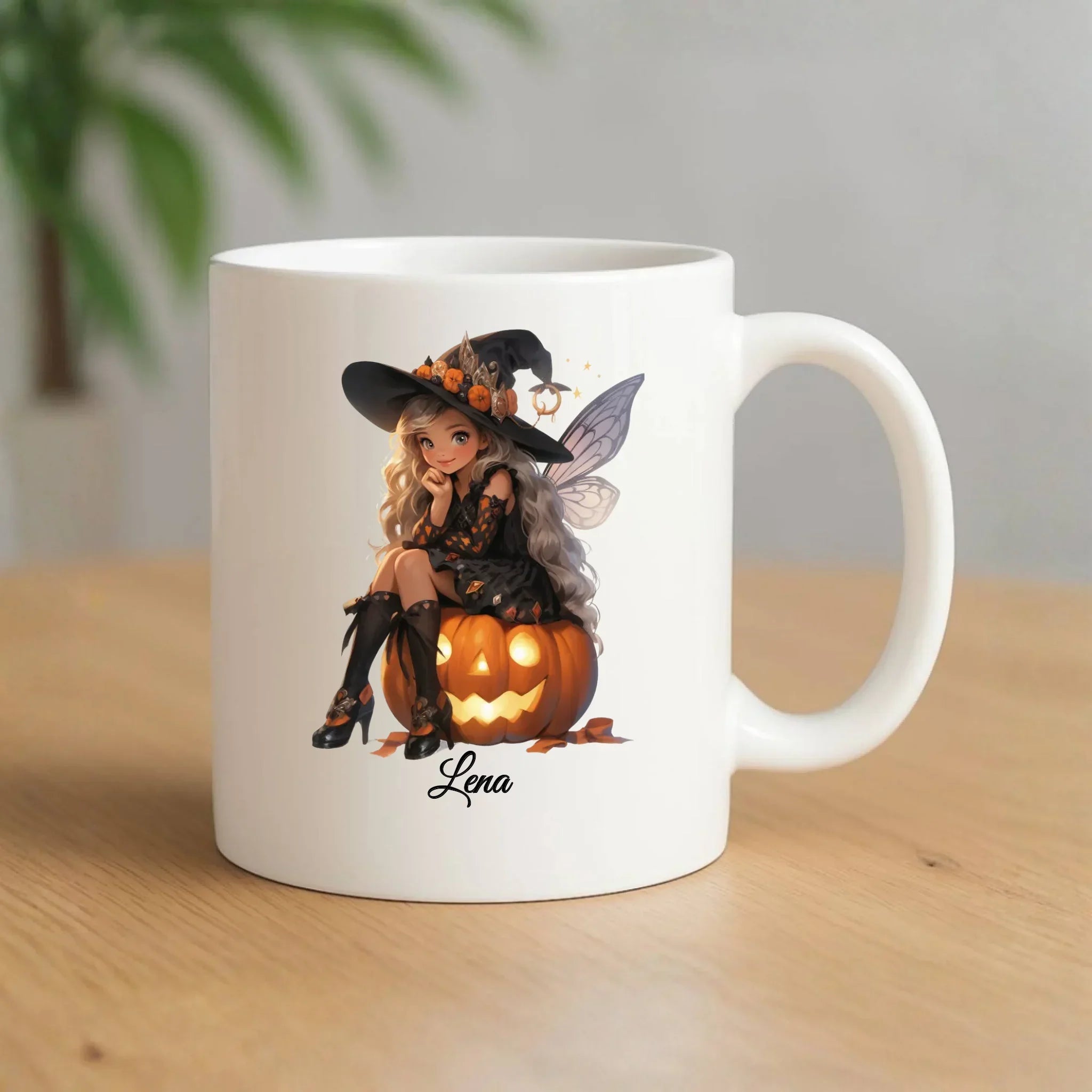 Kubek na Halloween - Wróżka - wybierz postać - personalizowany HL02 - StoryCups.pl