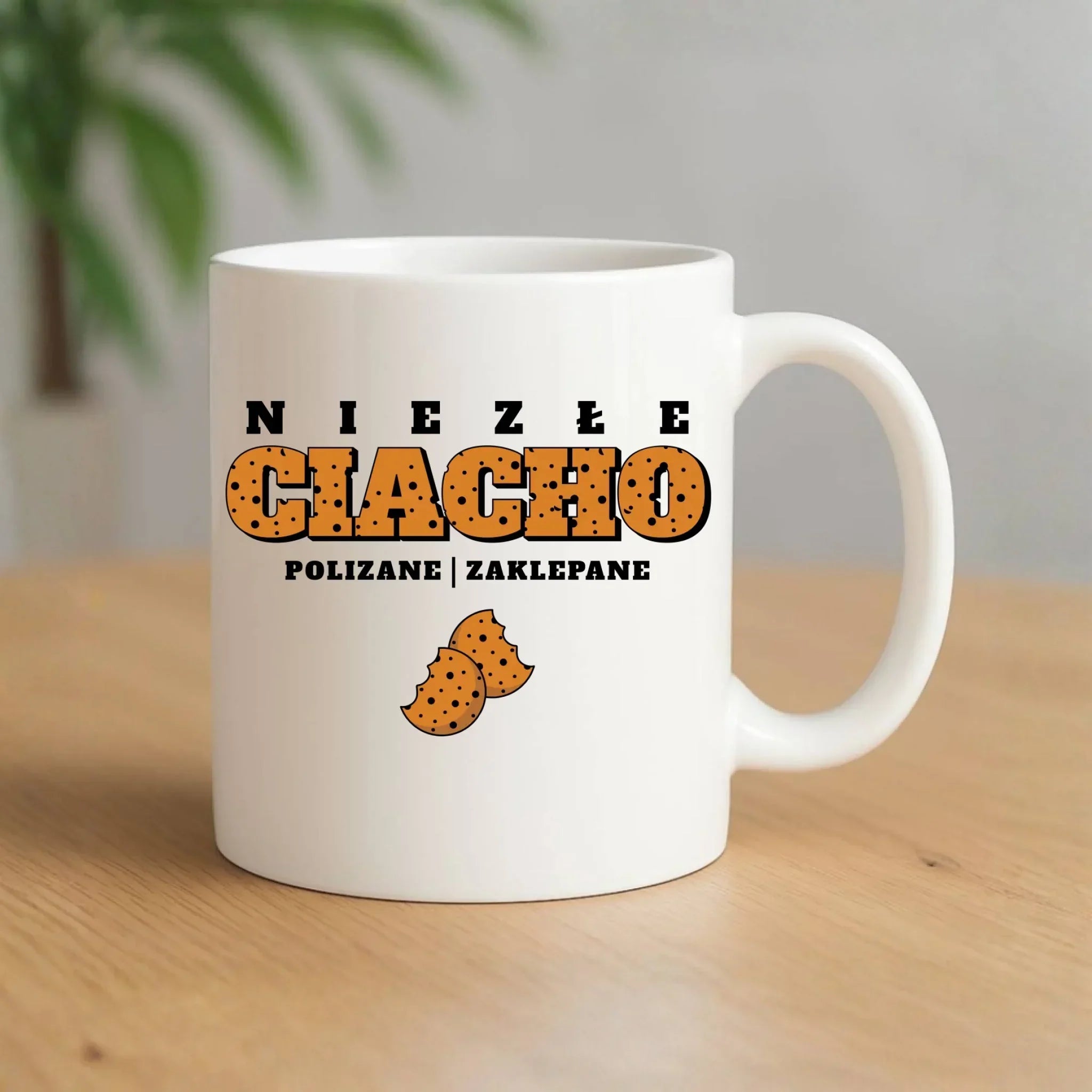 Kubek - prezent dla chłopaka męża - Niezłe ciacho polizane zaklepane DCH30 - StoryCups.pl