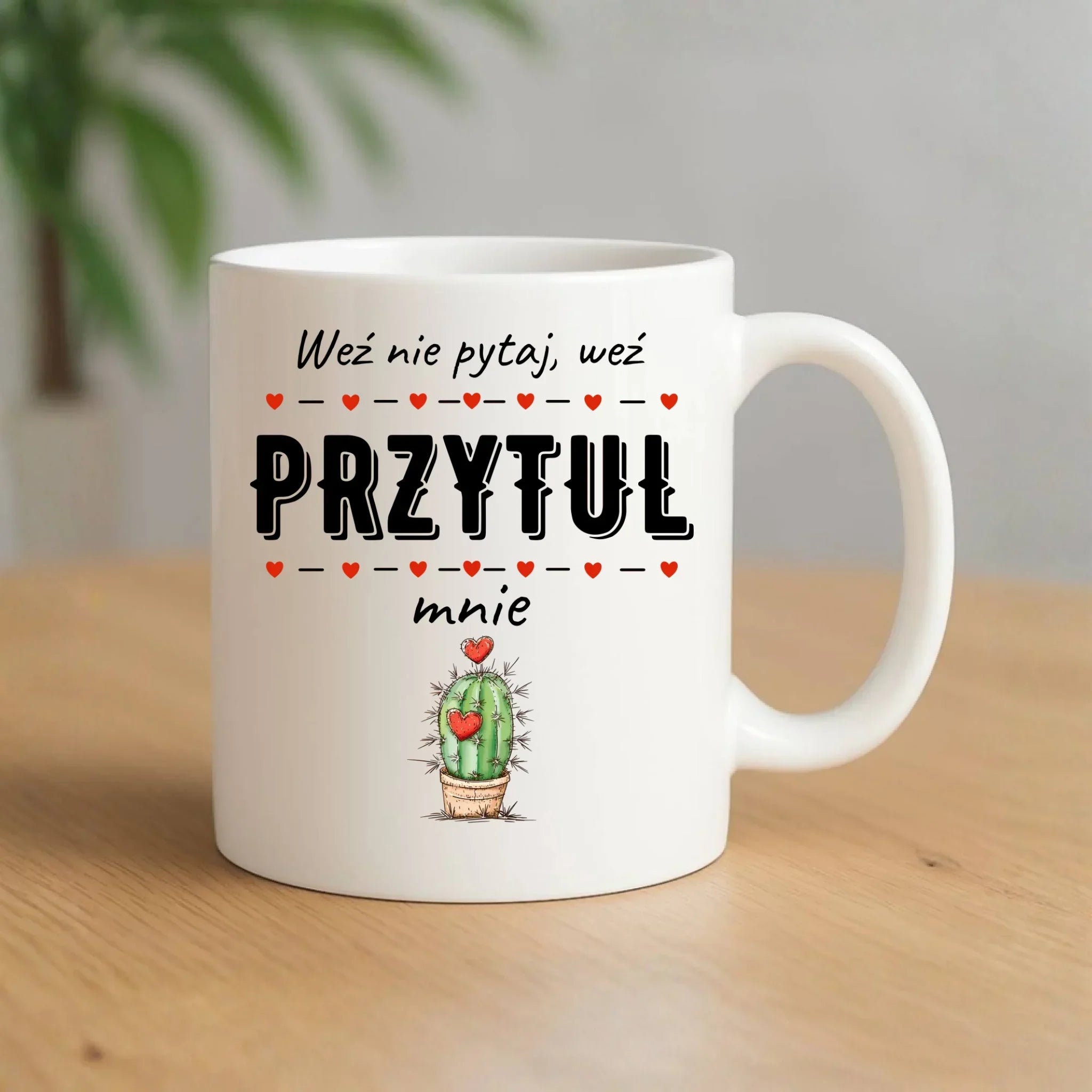 Kubek dla par - Weź nie pytaj, weź przytul mnie W49 - StoryCups.pl
