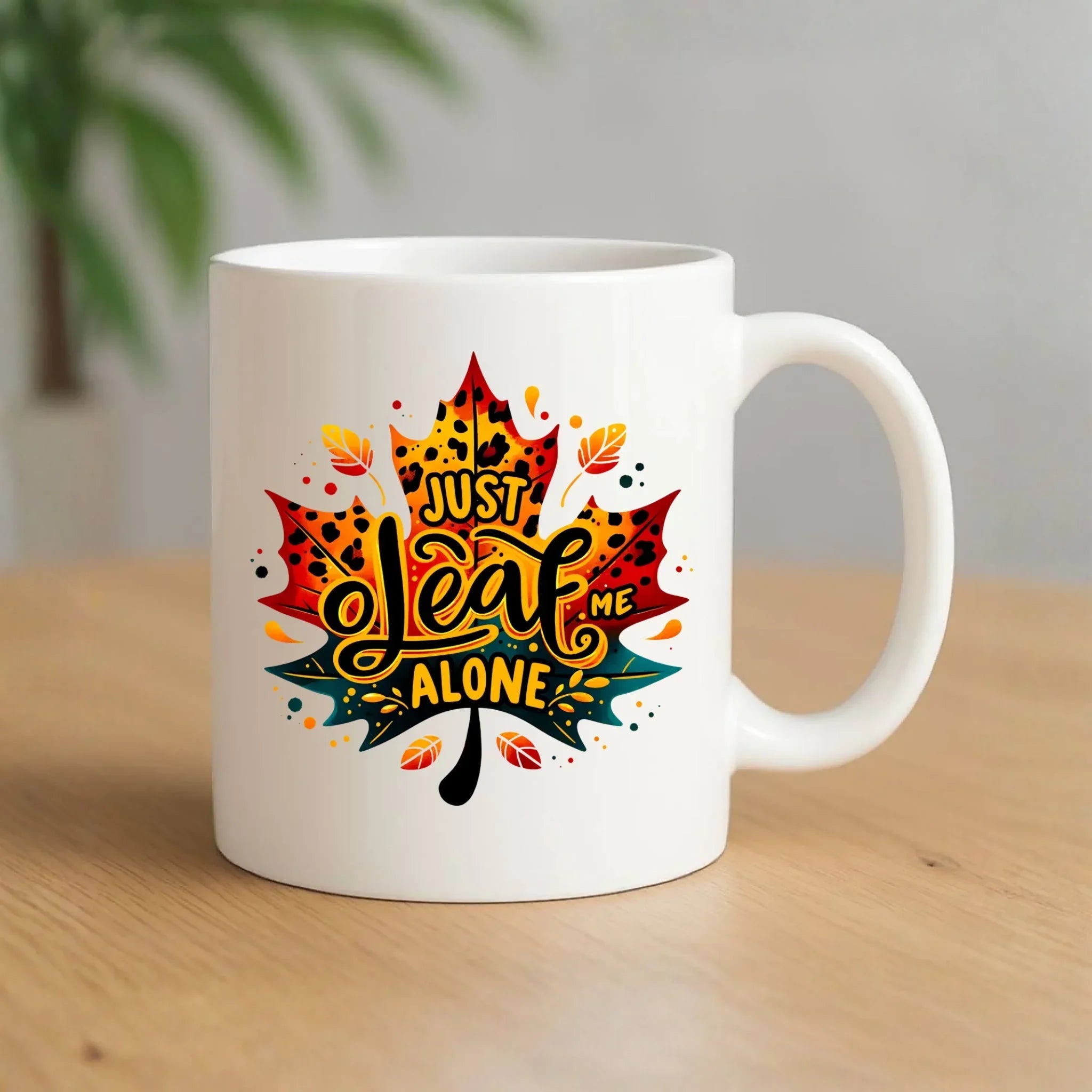 Kubek jesienny - Just leaf me alone JS22 - StoryCups.pl
