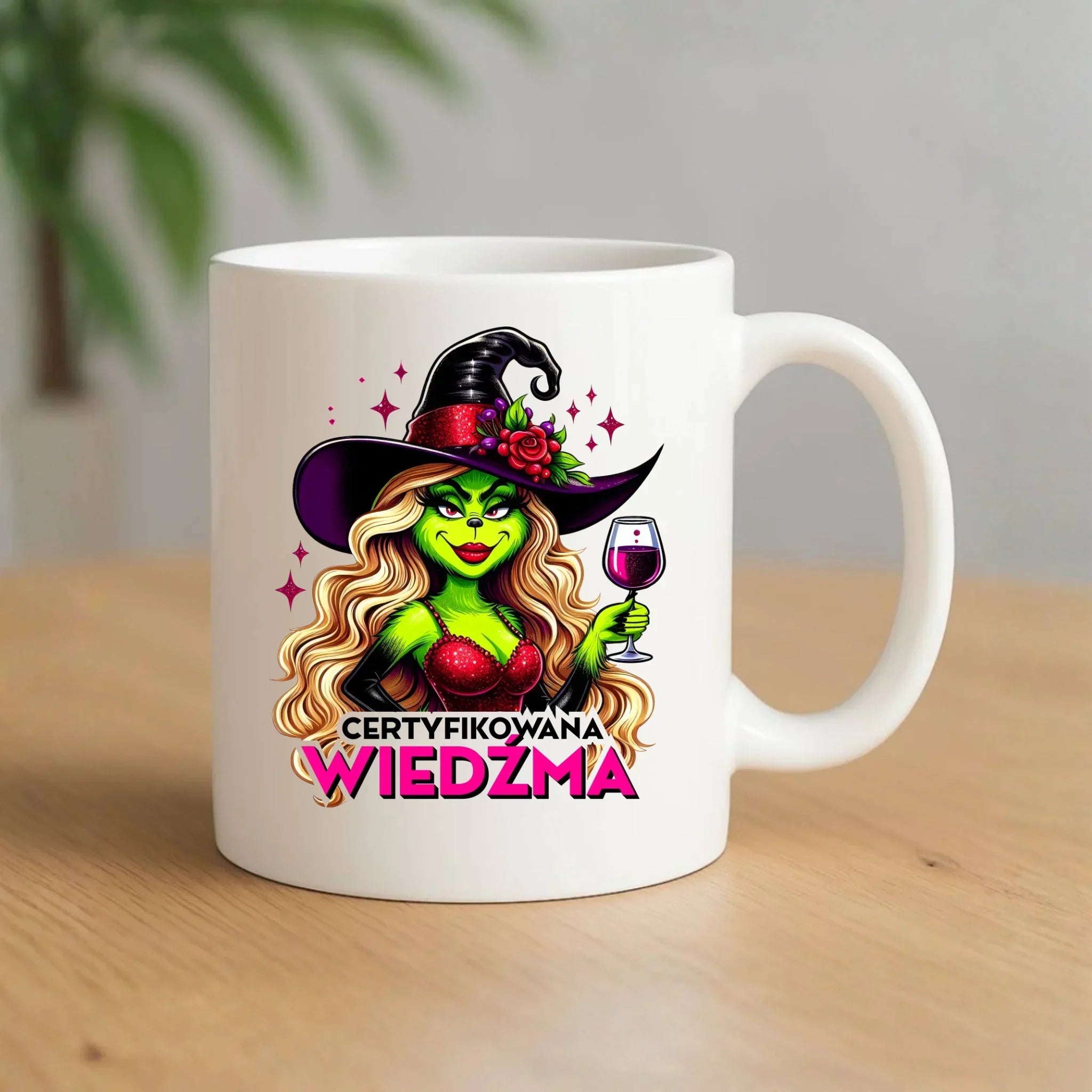 Kubek - Certyfikowana wiedźma - śmieszny HL13 - StoryCups.pl