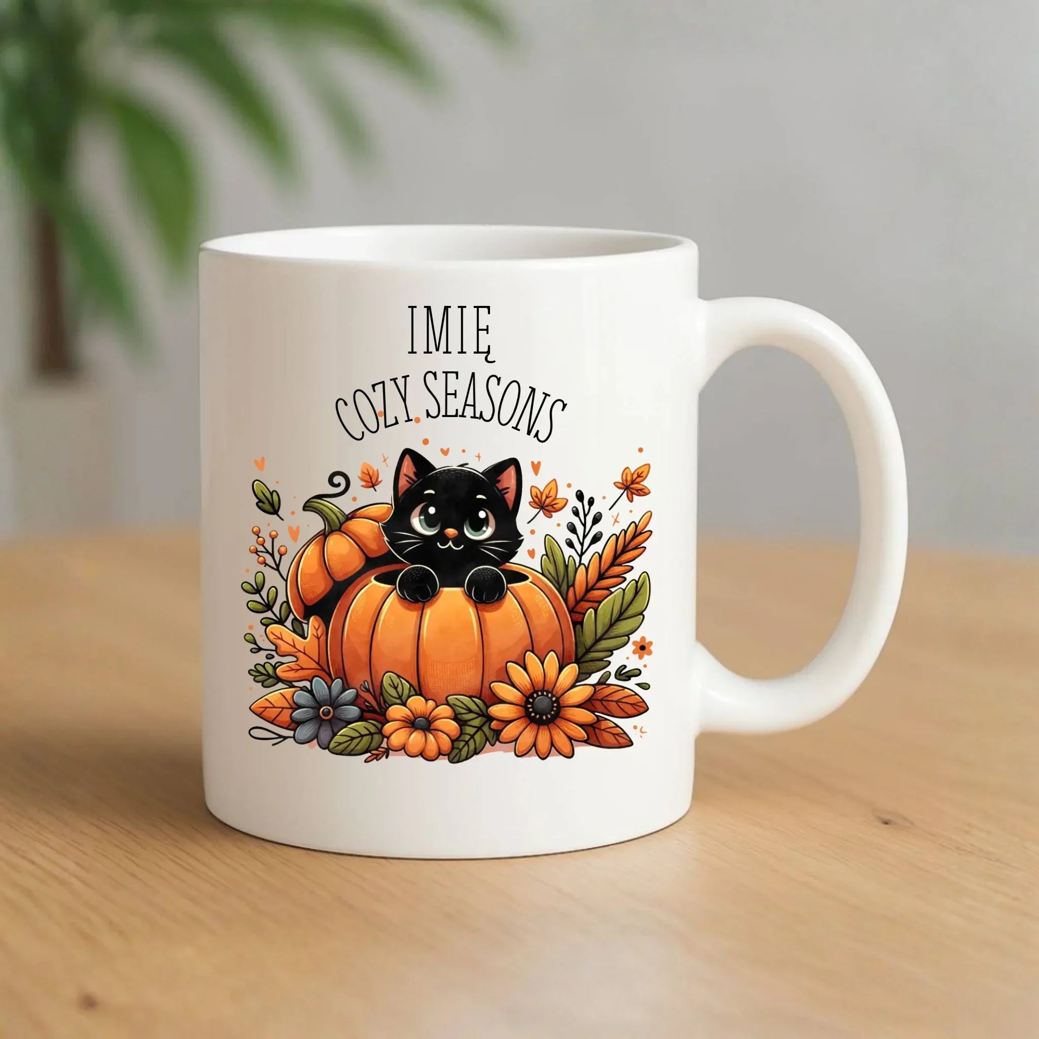 Kubek jesieniara - Cozy Seasons - personalizowany JS01 - StoryCups.pl