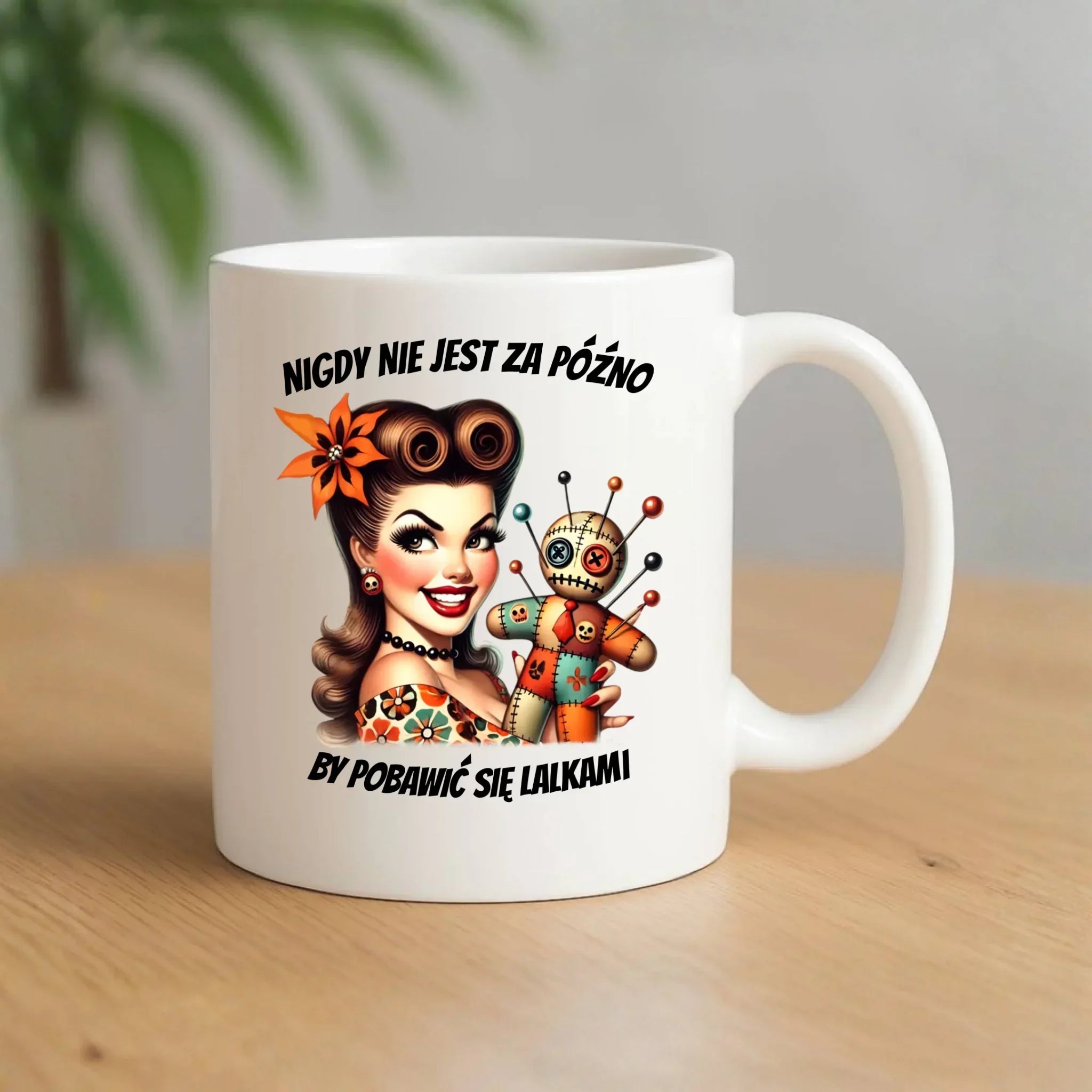 Kubek dla niej - Laleczka Voodoo retro DZ21 - StoryCups.pl