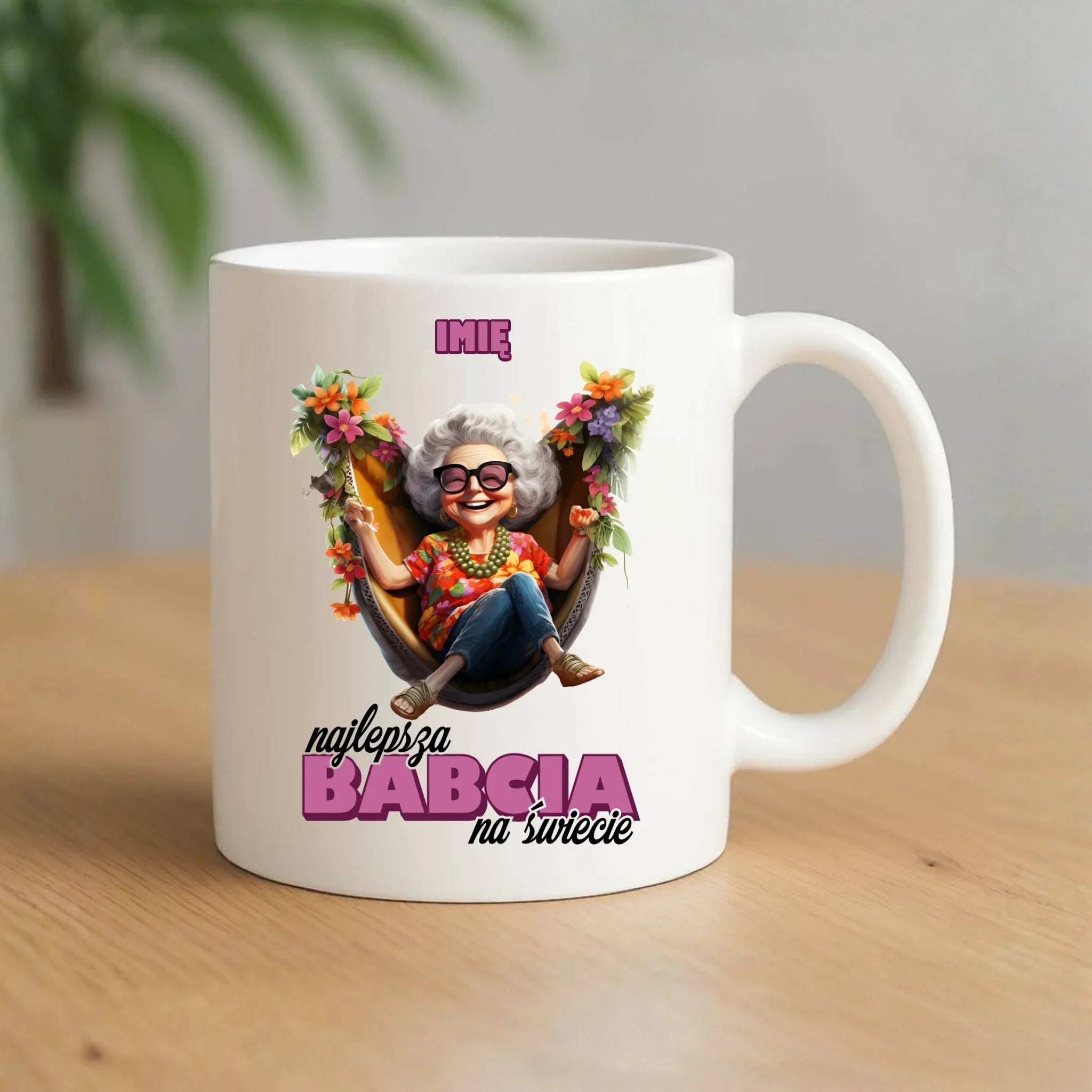 Kubek dla babci - Najlepsza Babcia na świecie - personalizowany B14 - StoryCups.pl