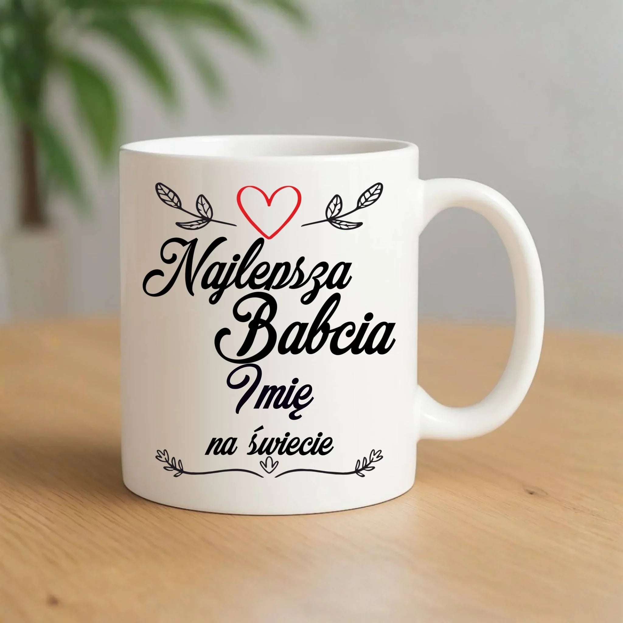 Kubek dla babci - Najlepsza Babcia na Świecie - personalizowany B12 - StoryCups.pl