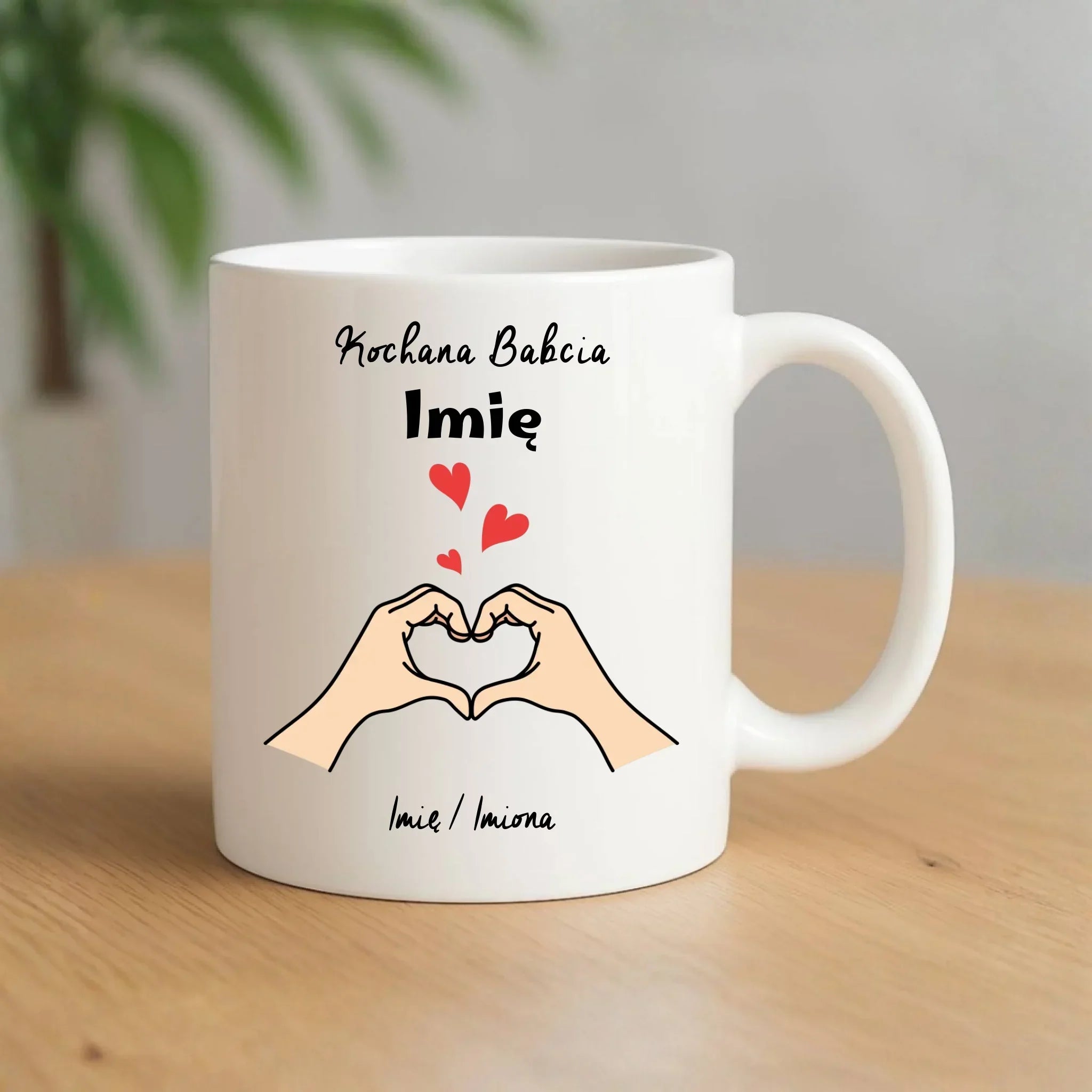 Kubek dla babci - Kochana Babcia podpis - personalizowany B13 - StoryCups.pl