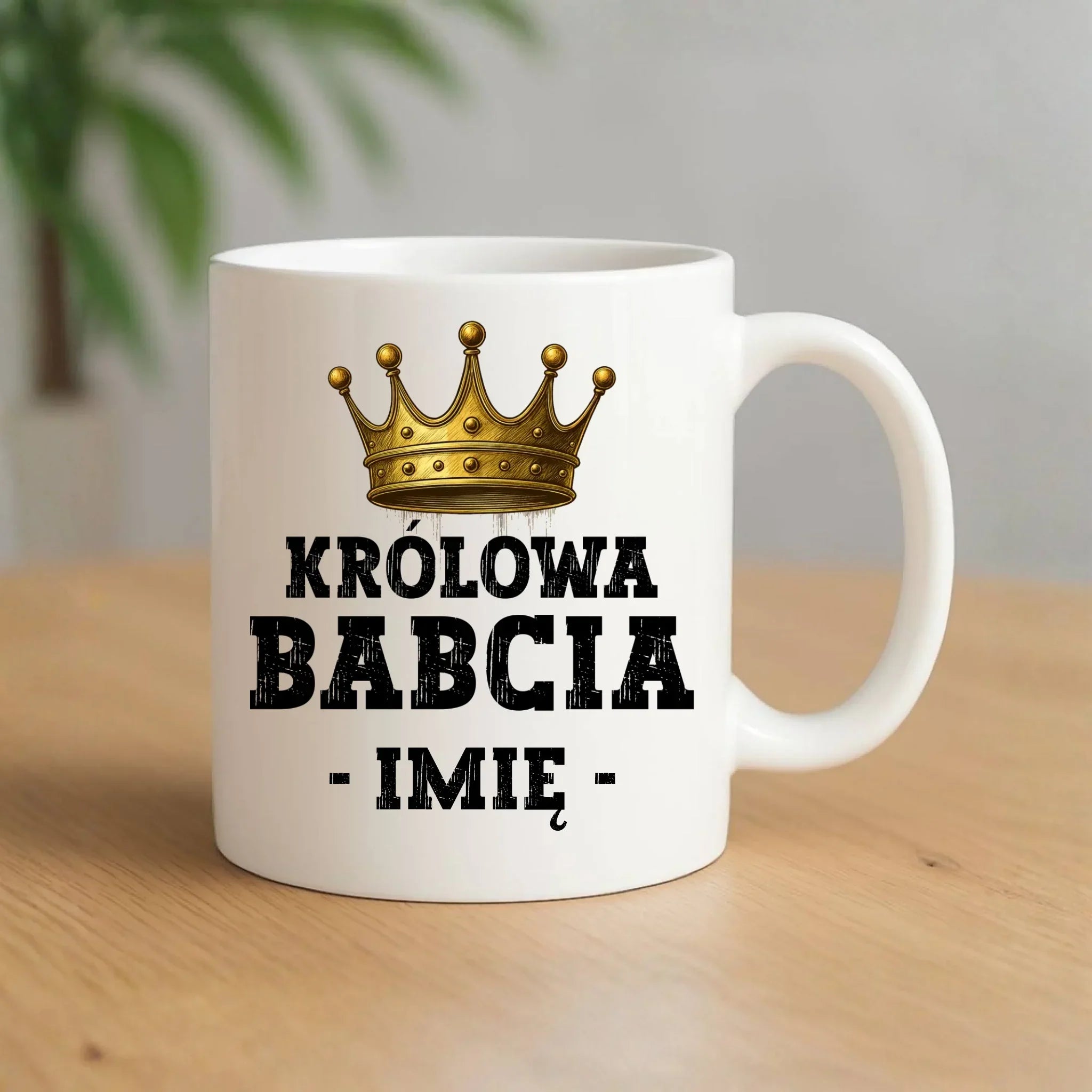Kubek dla babci - Królowa Babcia - personalizowany B17 - StoryCups.pl
