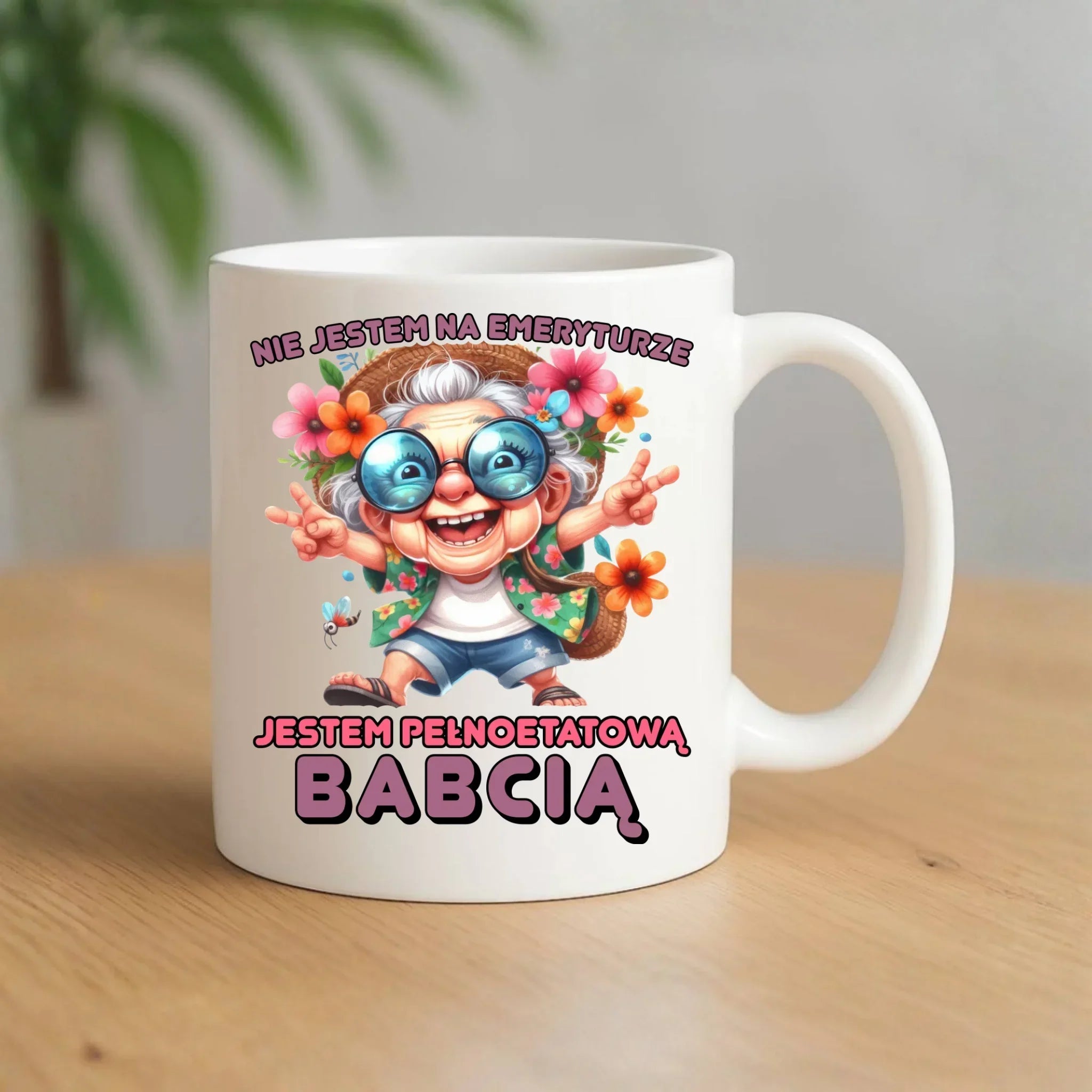 Kubek dla babci - Pełnoetatowa babcia B20 - StoryCups.pl