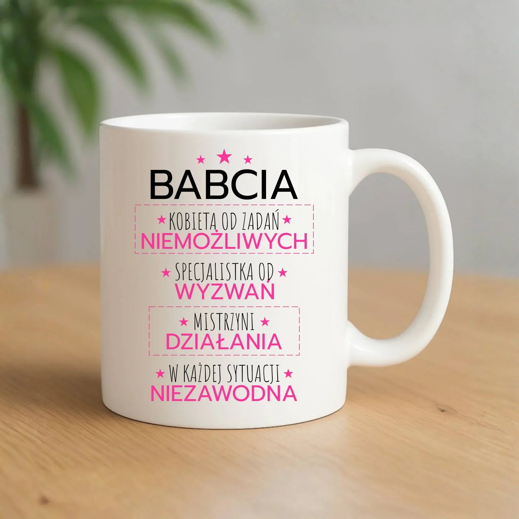 Kubek dla babci - Babcia kobieta od zadań niemożliwych B30 - StoryCups.pl