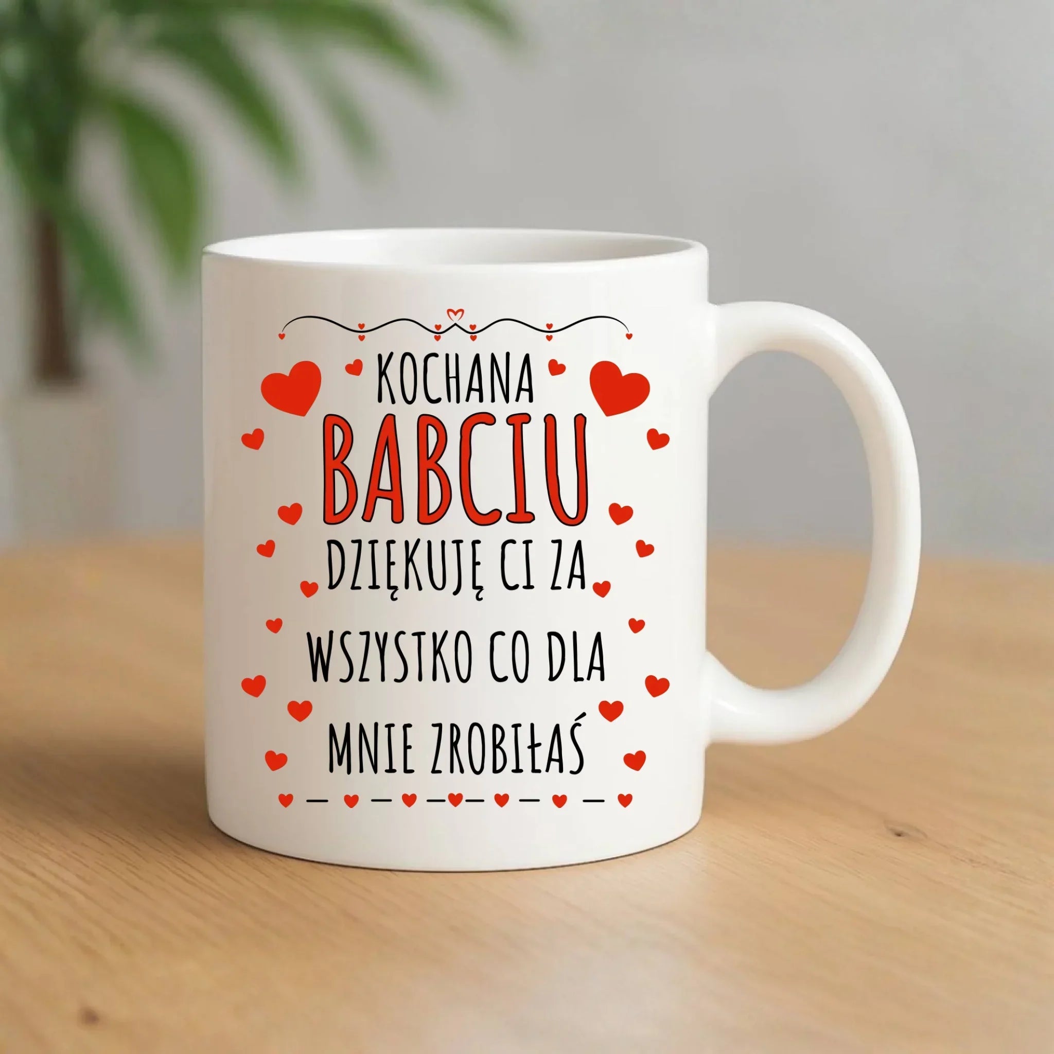 Kubek dla babci - Kochana Babciu dziękuję Ci B21 - StoryCups.pl