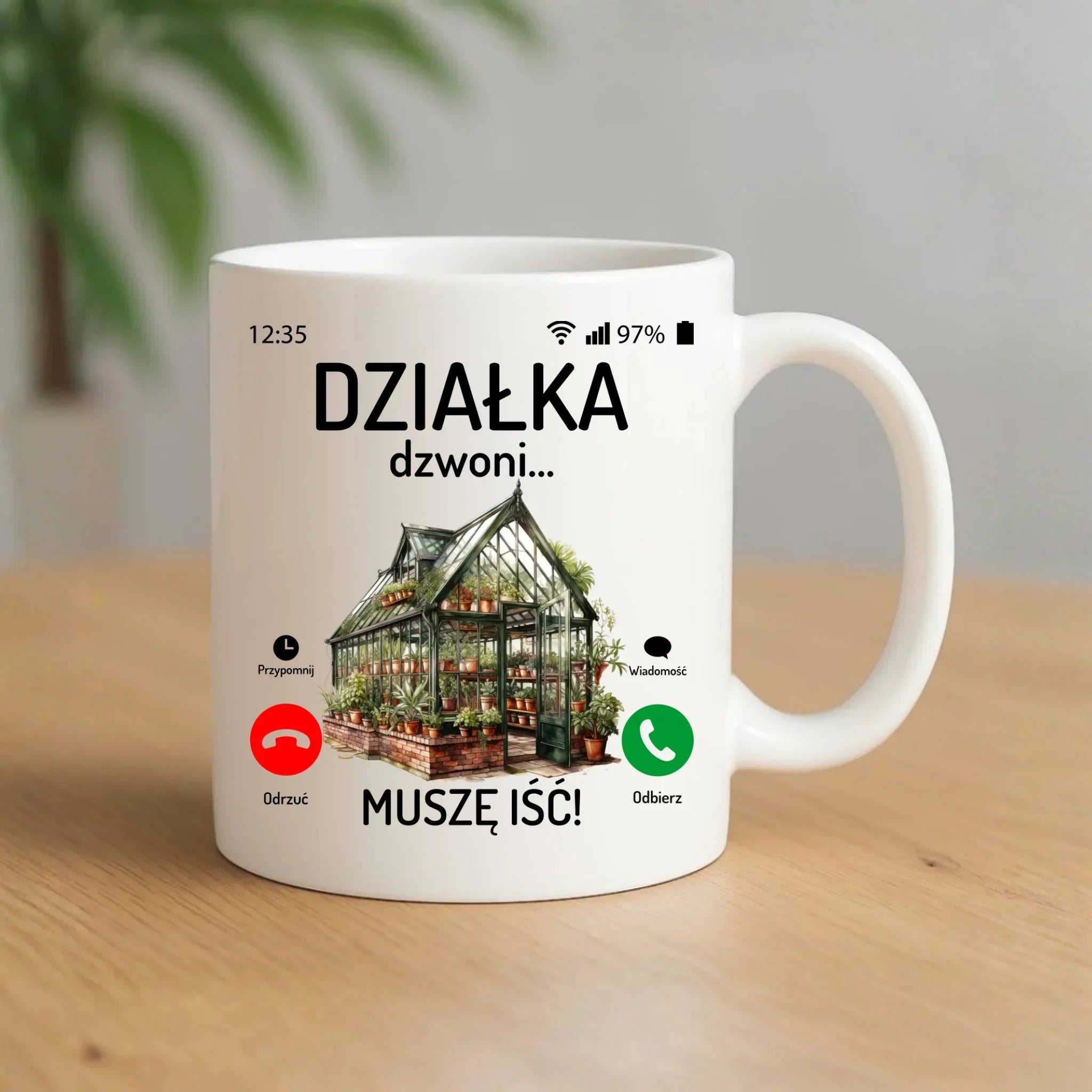 Kubek dla babci - Działka dzwoni muszę iść B41 - StoryCups.pl