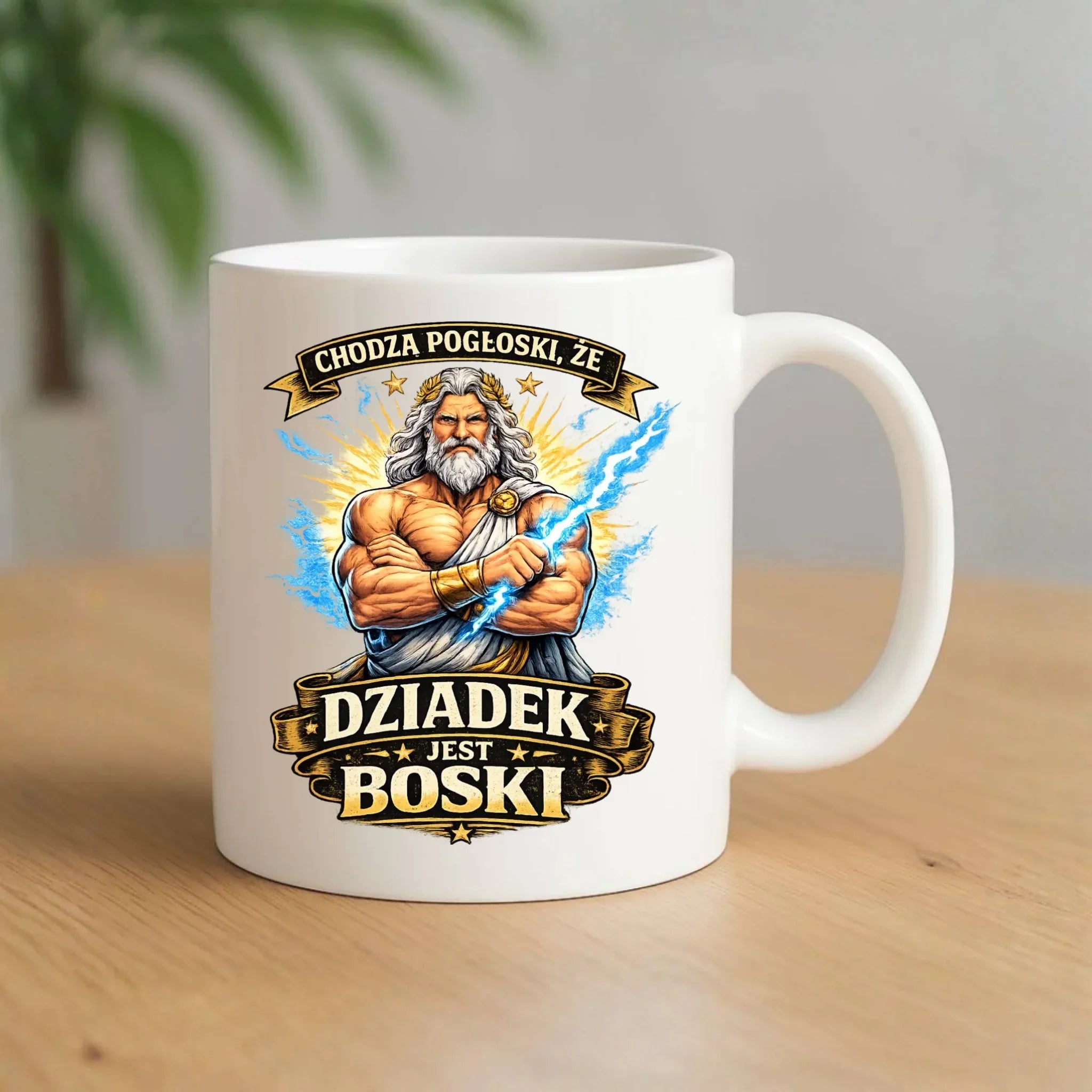 Kubek dla dziadka - Chodzą pogłoski, że dziadek jest boski D16 - StoryCups.pl
