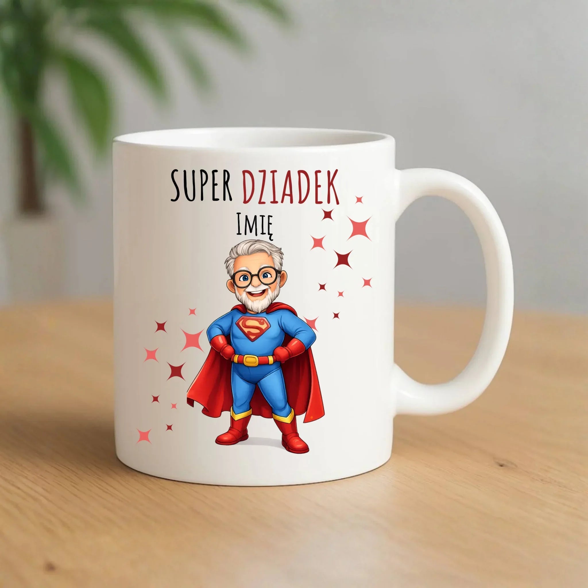 Kubek dla dziadka - Super Dziadek - personalizowany D02 - StoryCups.pl