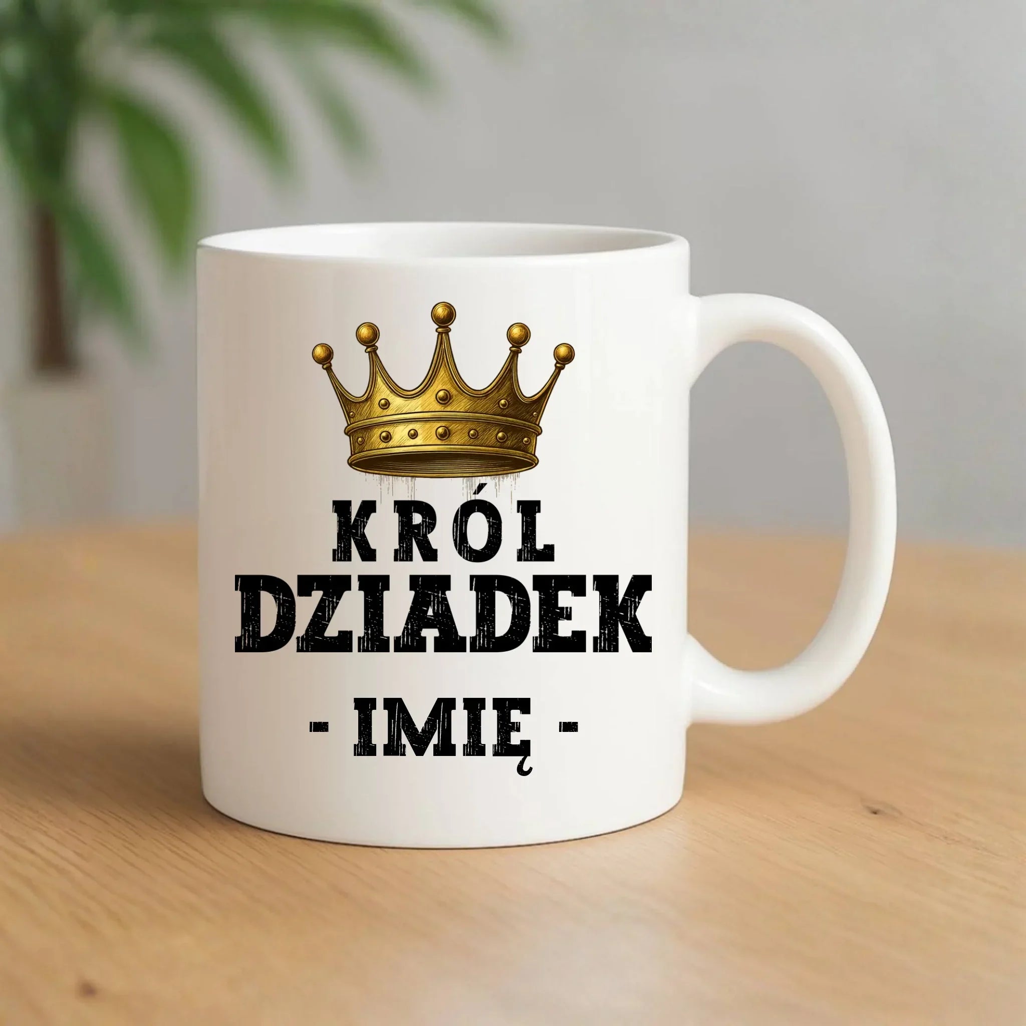 Kubek dla dziadka - Król Dziadek - personalizowany D17 - StoryCups.pl