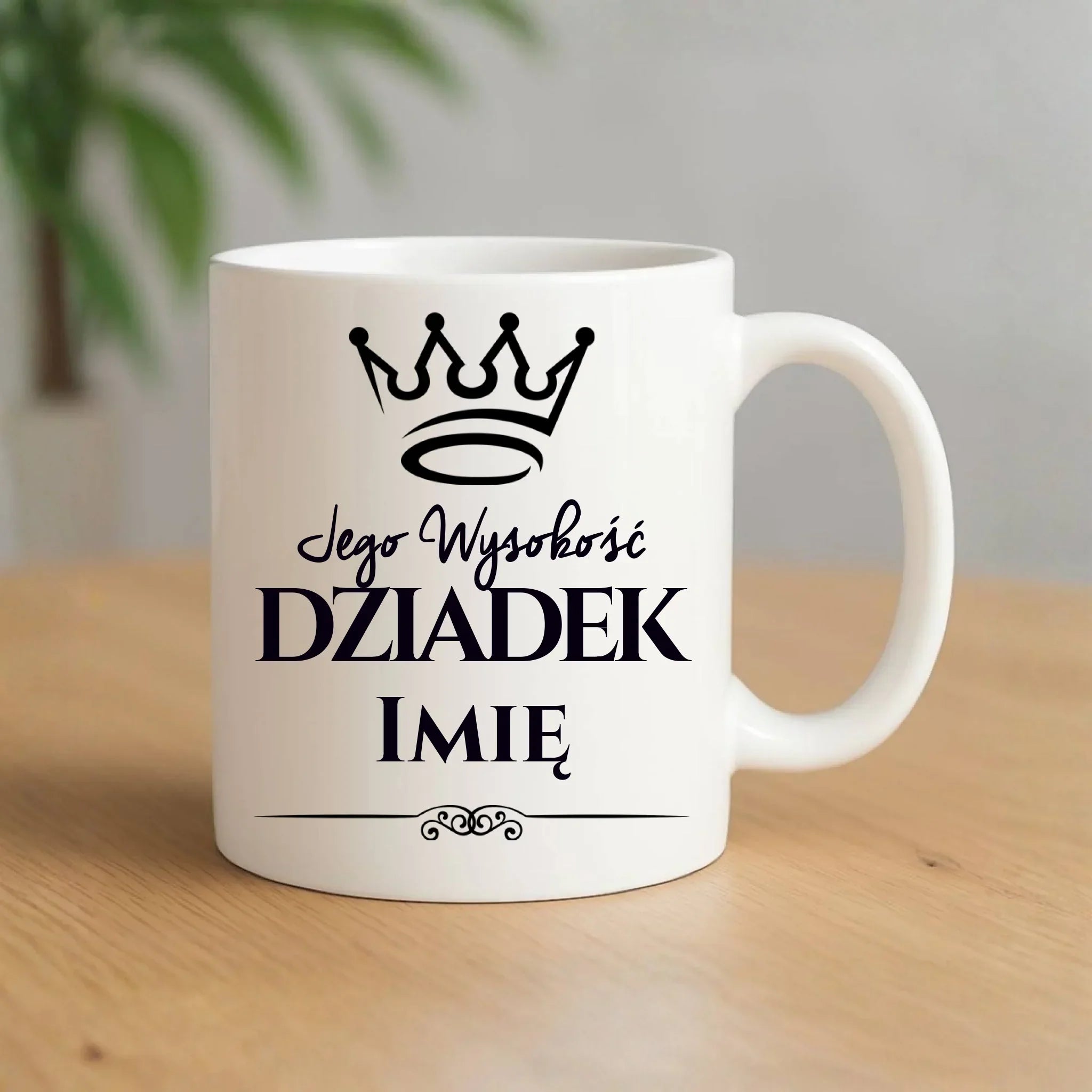 Kubek dla dziadka - Jego Wysokość dziadek - personalizowany D11 - StoryCups.pl