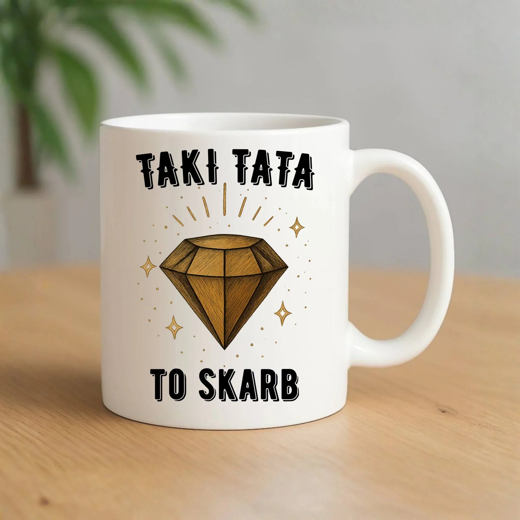 Kubek dla taty - Taki tata to skarb - personalizowany DT17 - StoryCups.pl