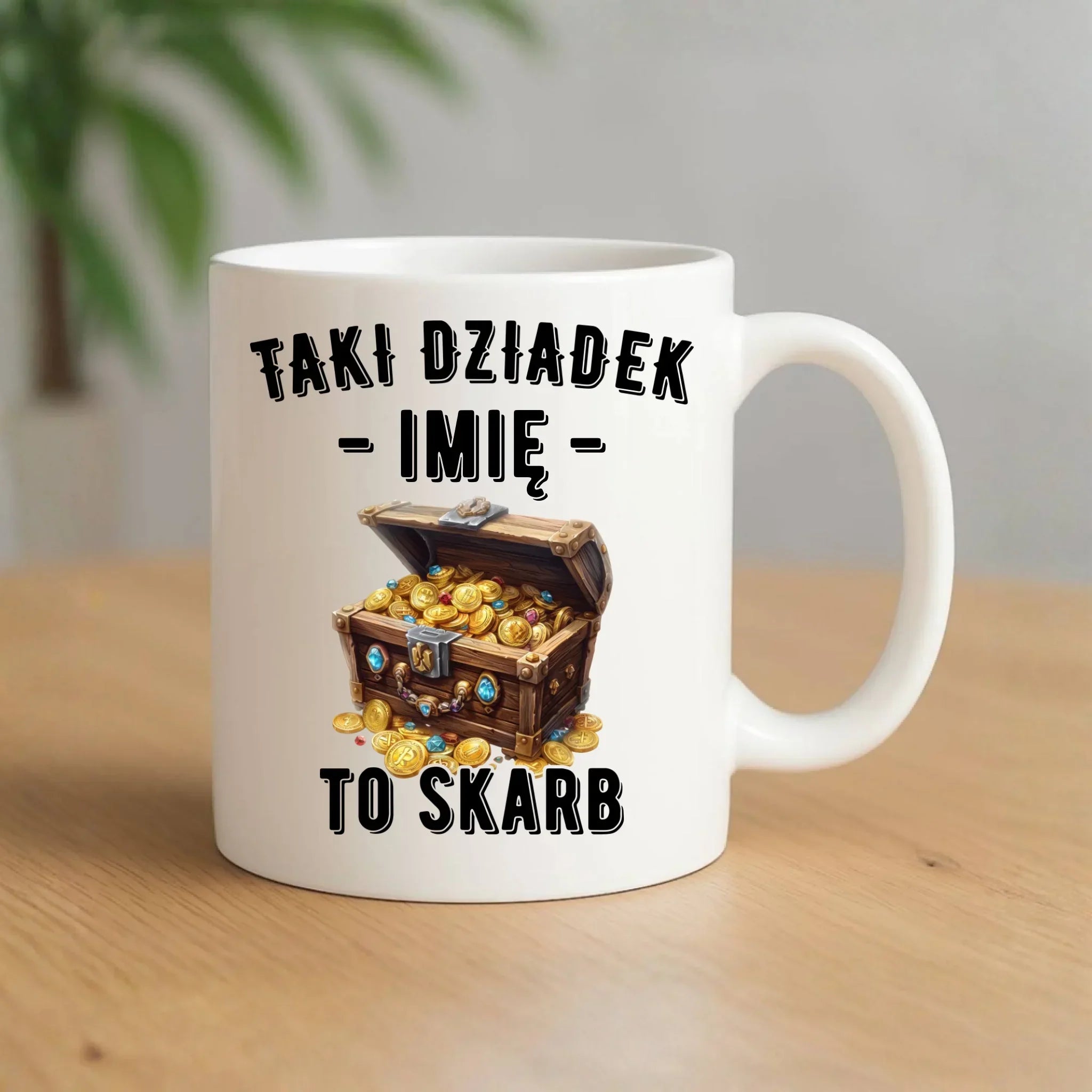 Kubek dla dziadka - Taki dziadek to skarb - personalizowany D19 - StoryCups.pl