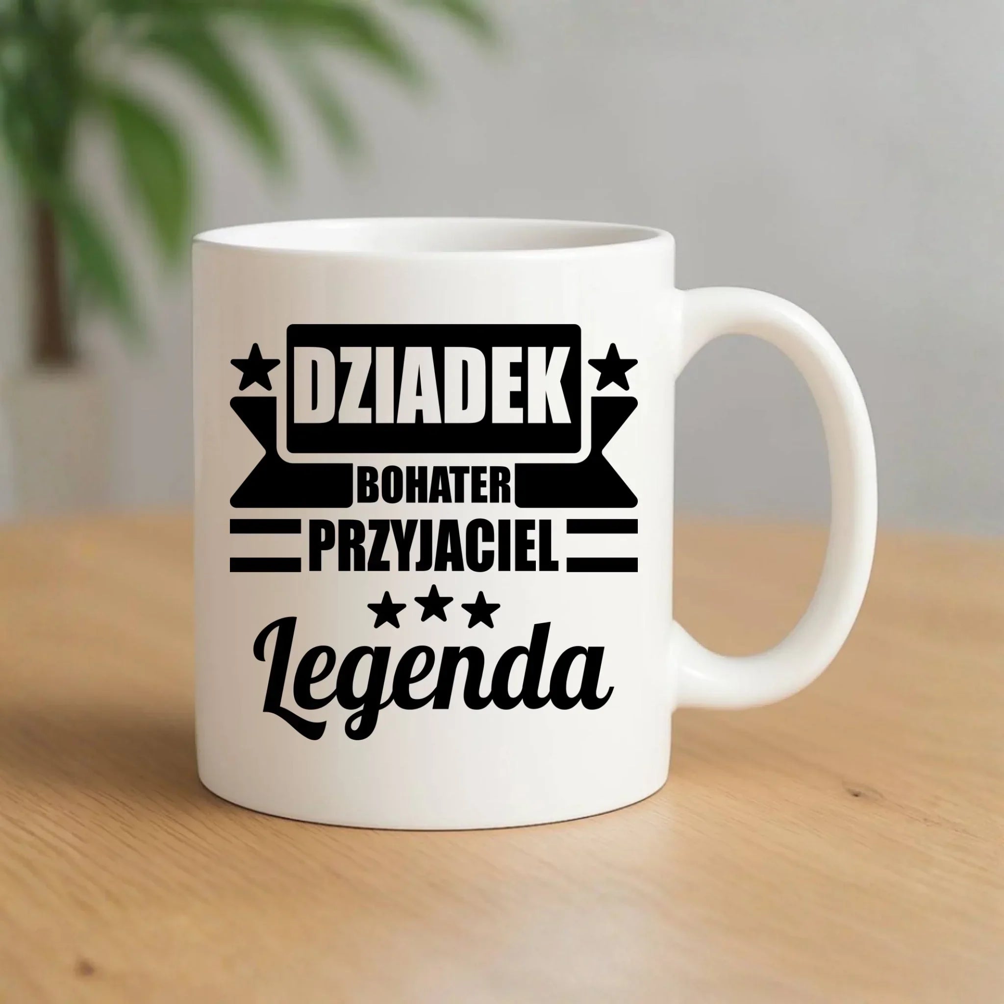 Kubek dla dziadka - Bohater przyjaciel legenda D20 - StoryCups.pl