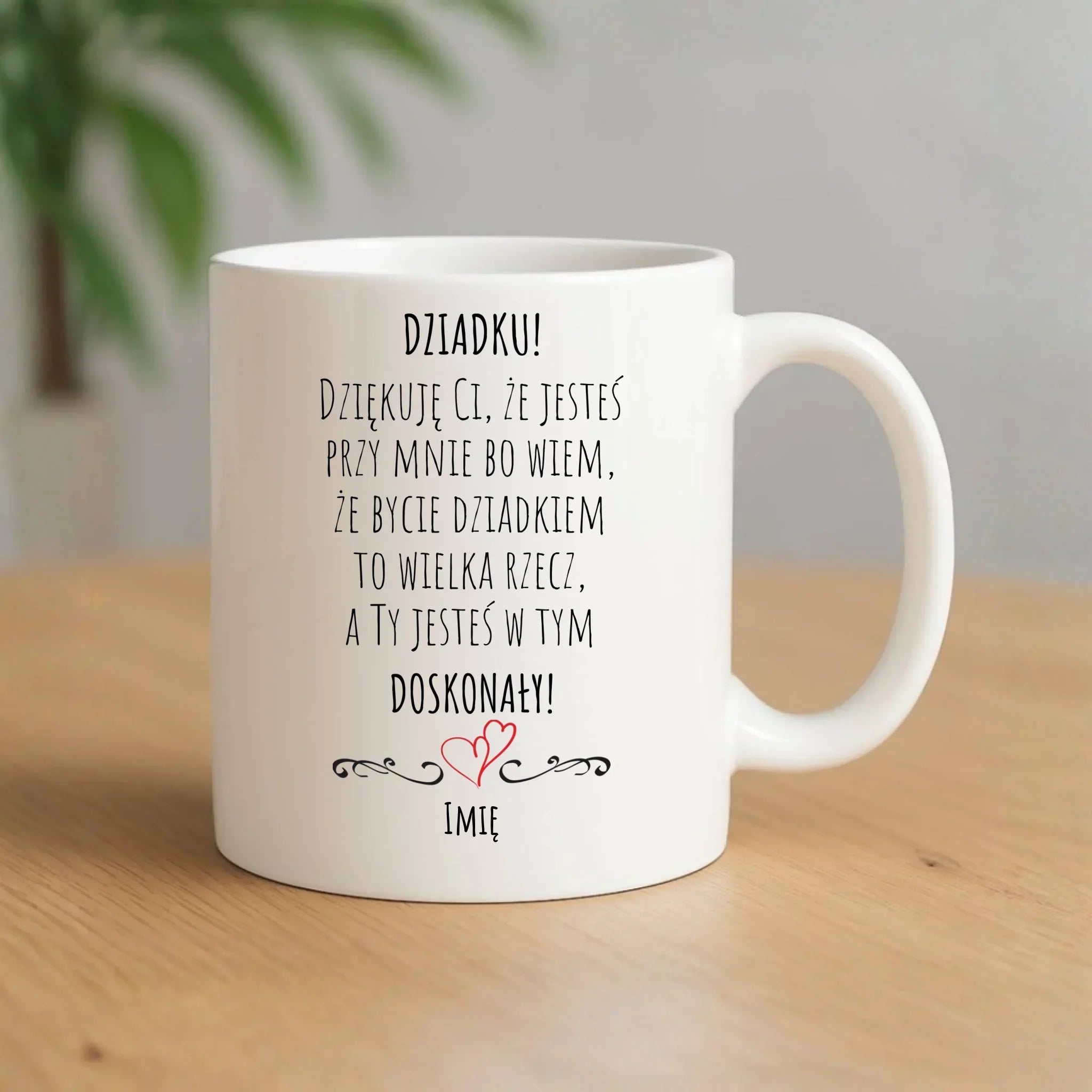 Kubek dla dziadka - Dziadku jesteś doskonały dedykacja - personalizowany D22 - StoryCups.pl