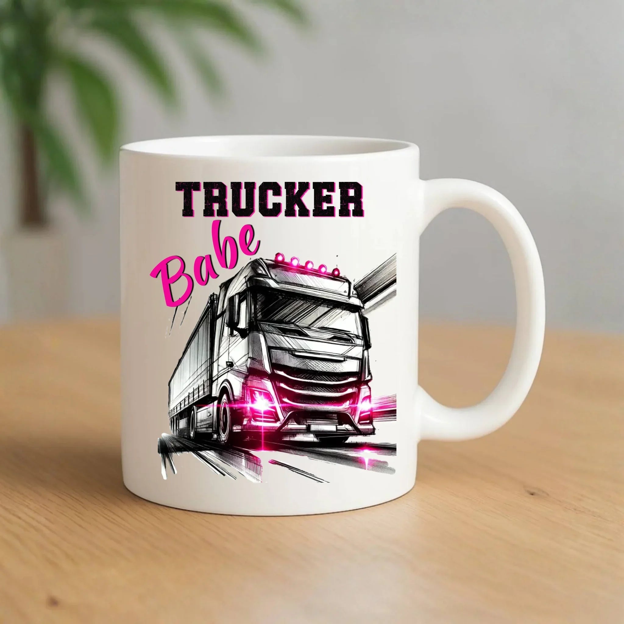 Kubek - kierowca ciężarówki - Trucker Babe ZKT13 - StoryCups.pl