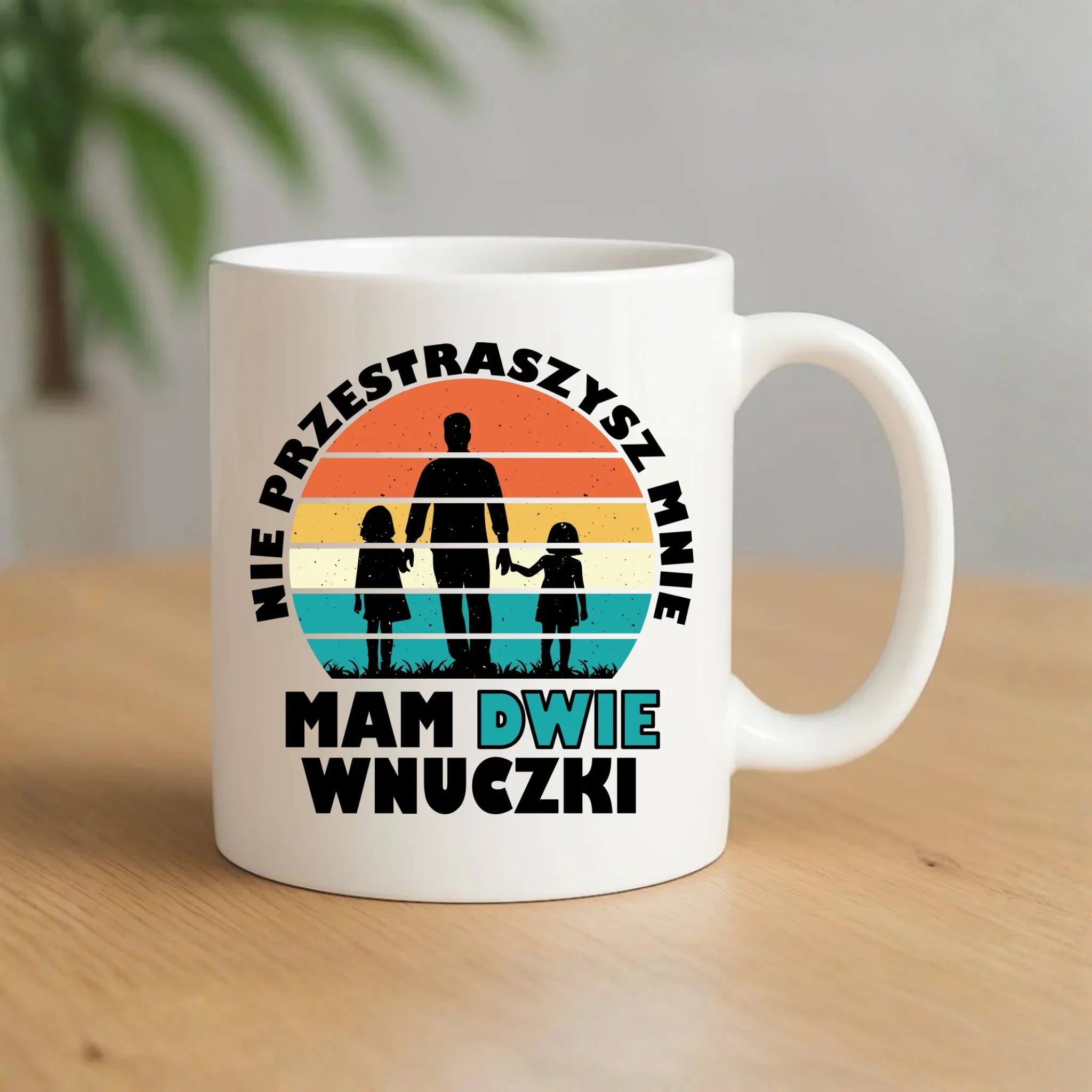 Kubek dla dziadka - Nie przestraszysz mnie mam dwie wnuczki D41 - StoryCups.pl