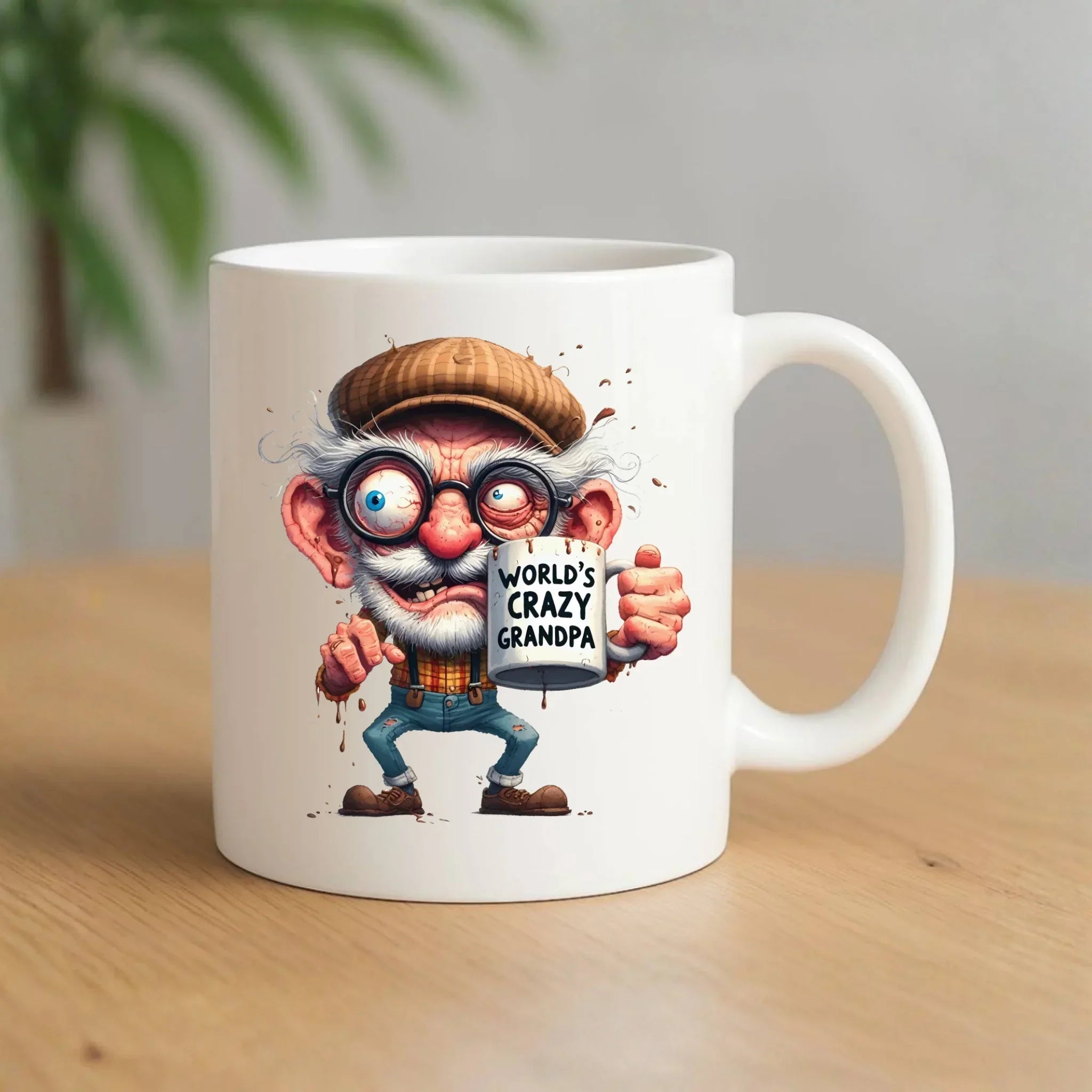 Kubek dla dziadka - Crazy grandpa D38 - StoryCups.pl