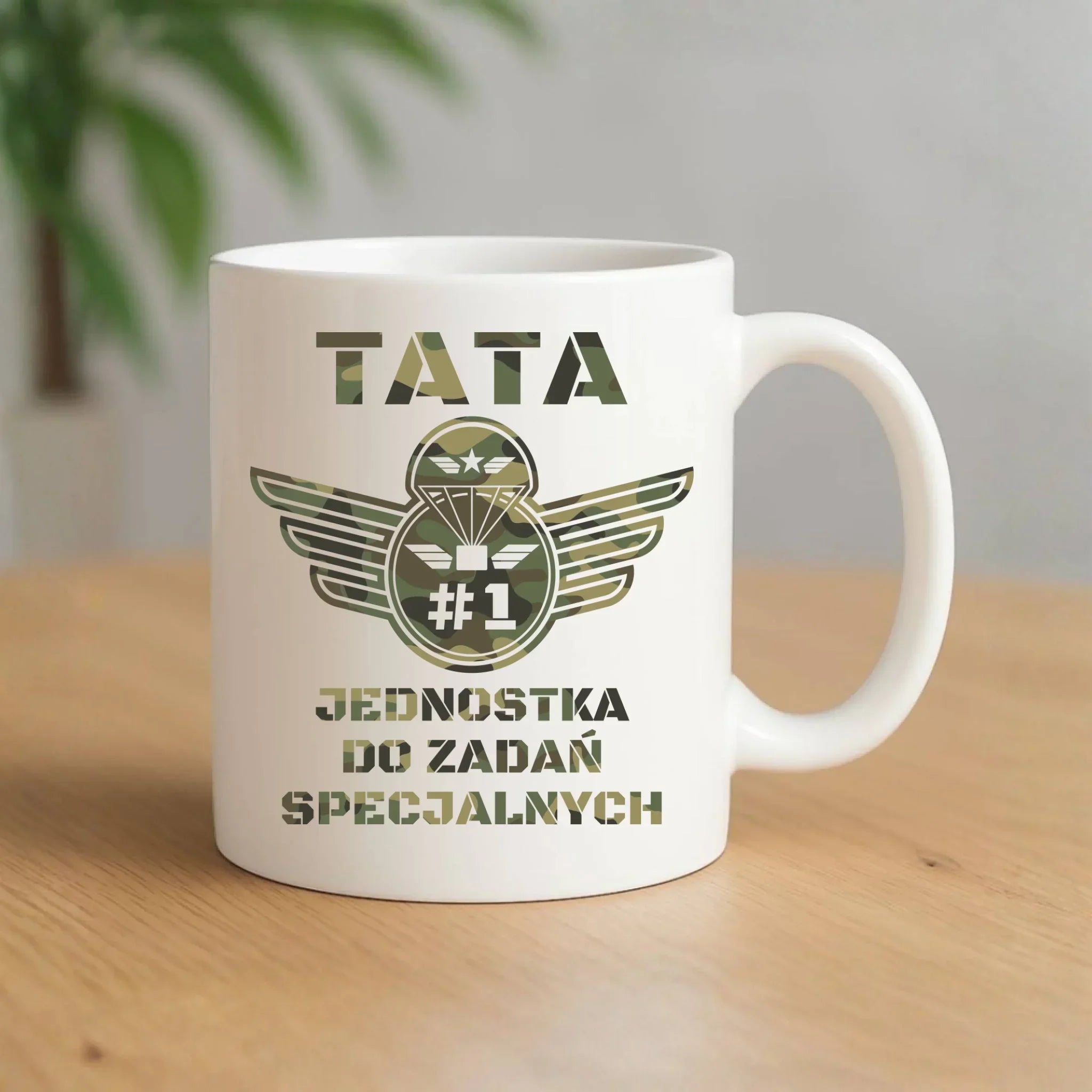 Kubek dla taty - Tata jednostka do zadań specjalnych DT42 - StoryCups.pl