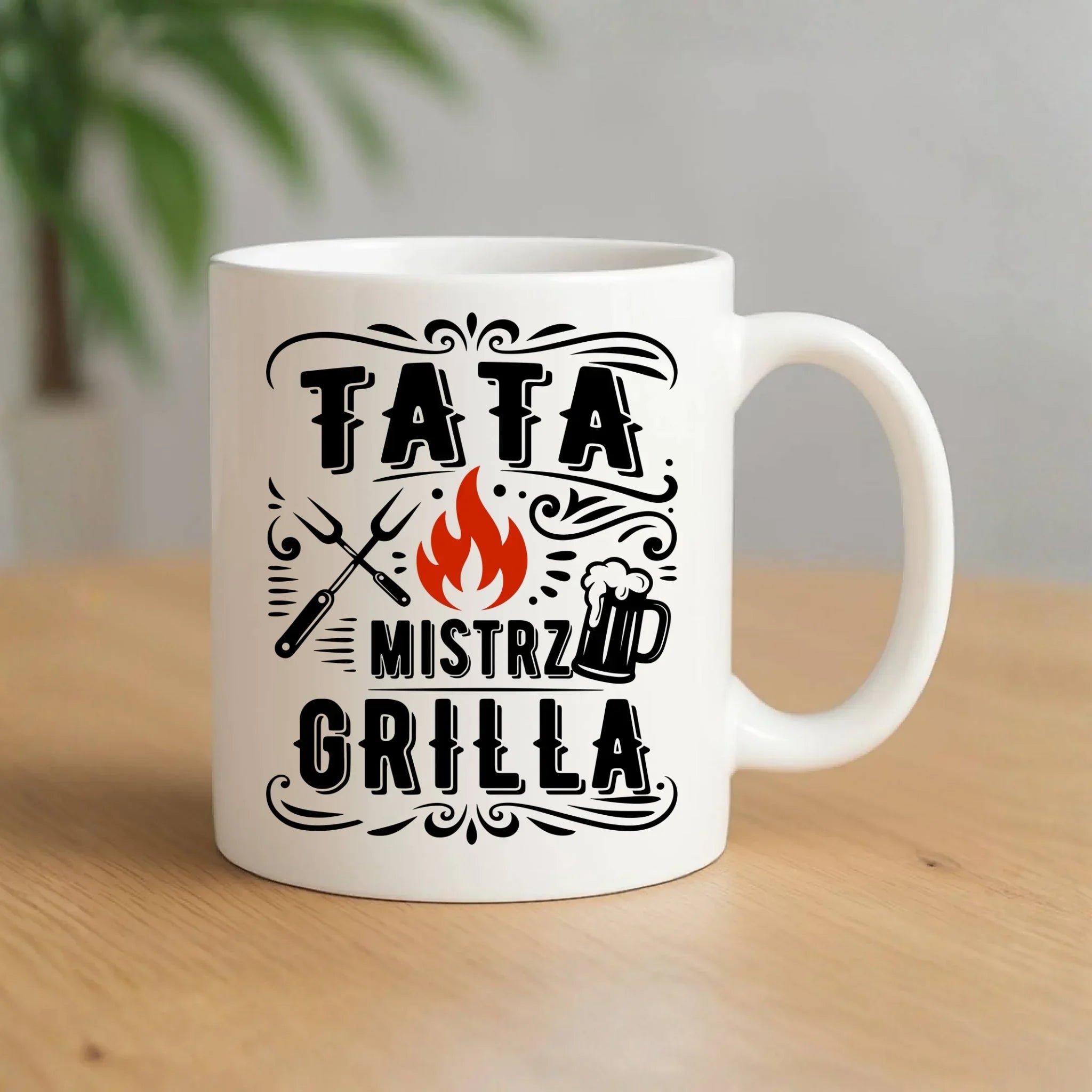 Kubek dla taty - Tata mistrz grilla DT53 - StoryCups.pl