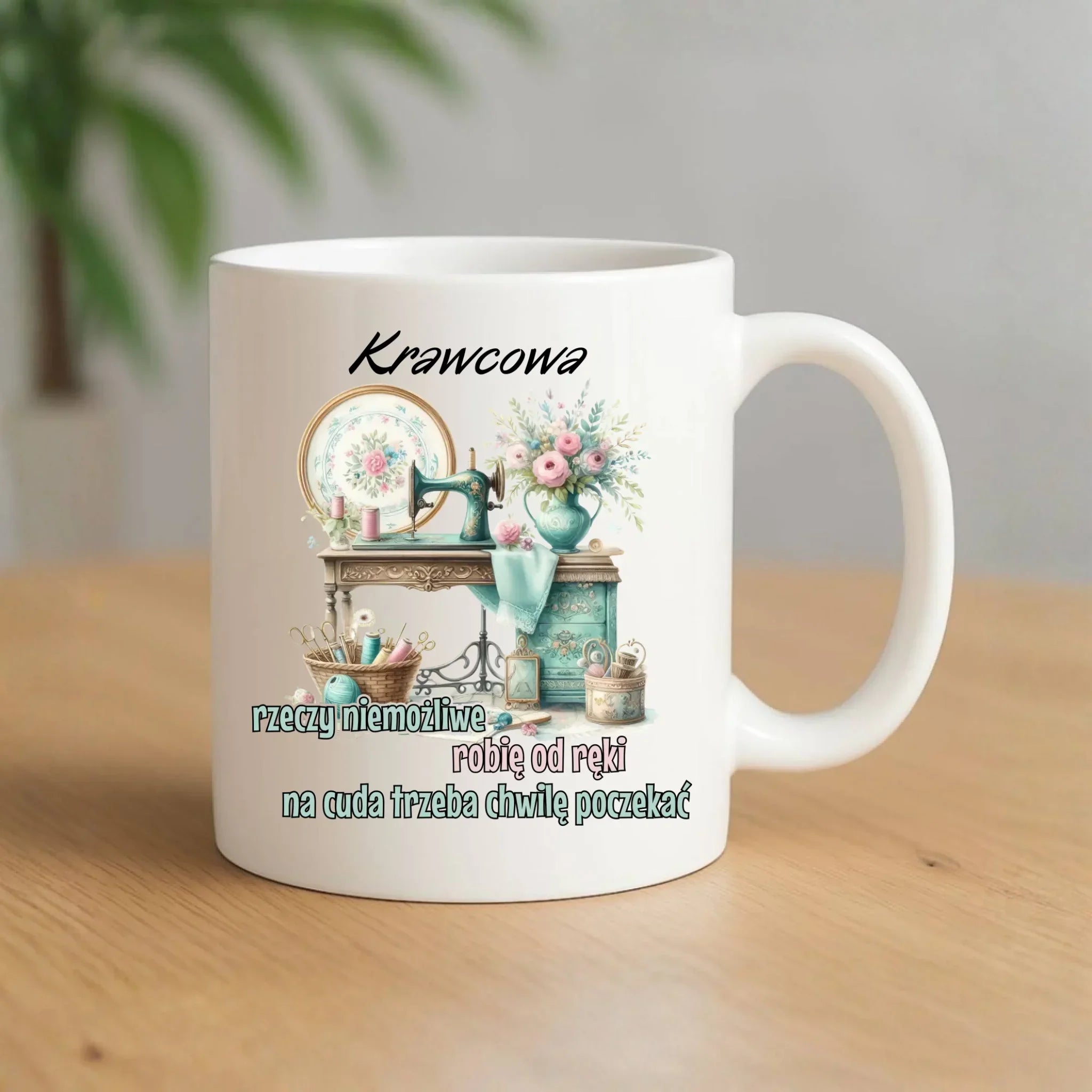 Kubek szyciowy dla krawcowej – Rzeczy niemożliwe HS35 - StoryCups.pl