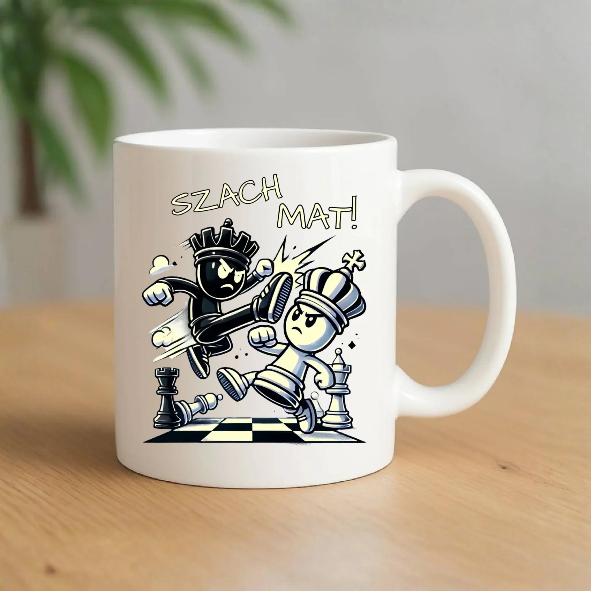 Kubek dla szachisty - SZACH MAT HSZ02 - StoryCups.pl