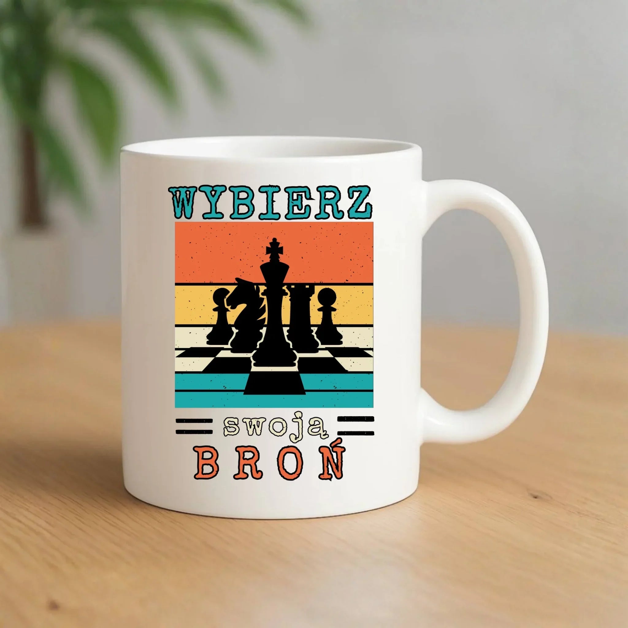 Kubek dla szachisty - Wybierz swoją broń HSZ05 - StoryCups.pl