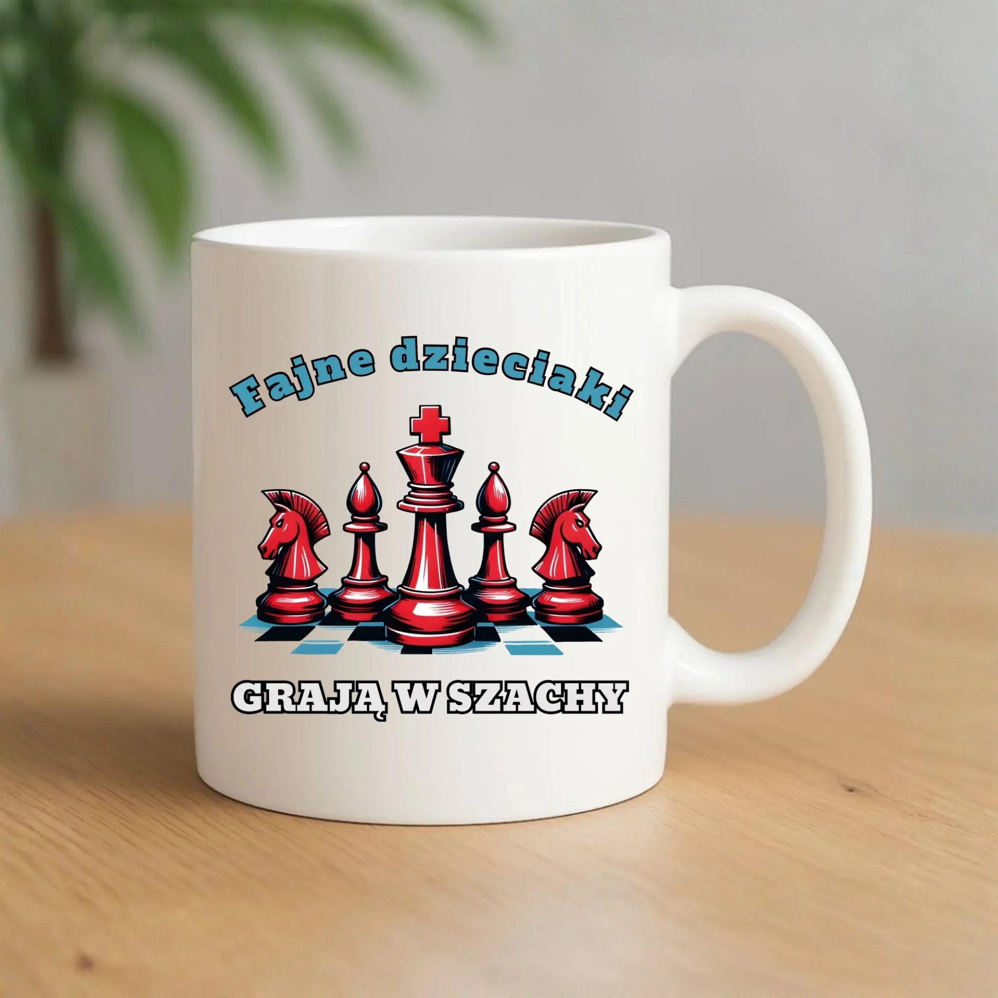 Kubek dla szachisty - Fajne dzieciaki grają w szachy HS03 - StoryCups.pl