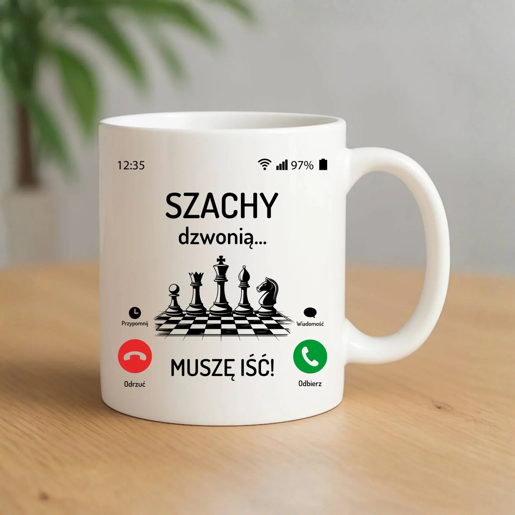 Kubek dla szachisty - Szachy dzwonią HSZ04 - StoryCups.pl